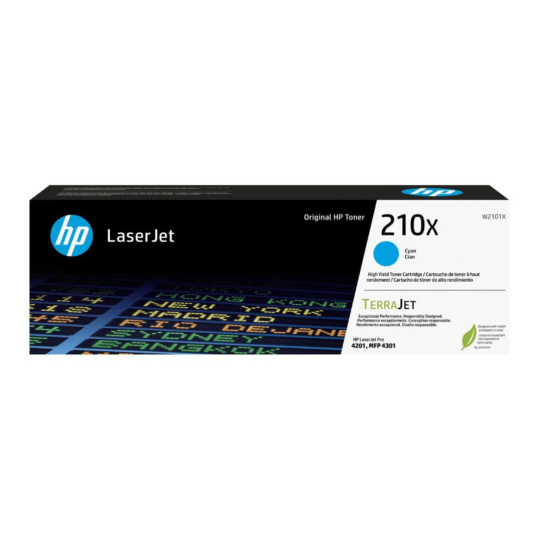 1 HP 210X LaserJet Toner Cartridge Cyan, 1 of 1