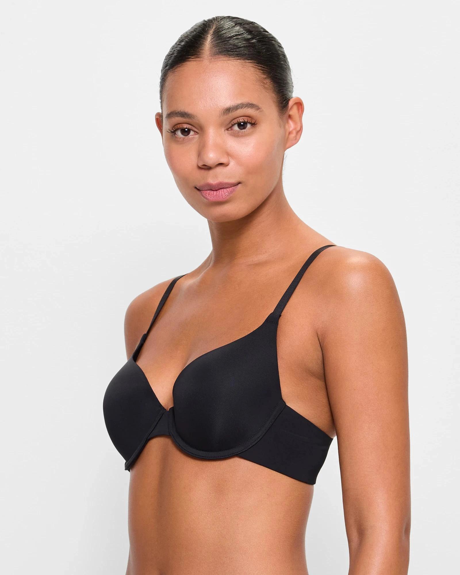 3 Target 2 Pack Everyday Comfort T-Shirt Bras BLACK, 3 of 4