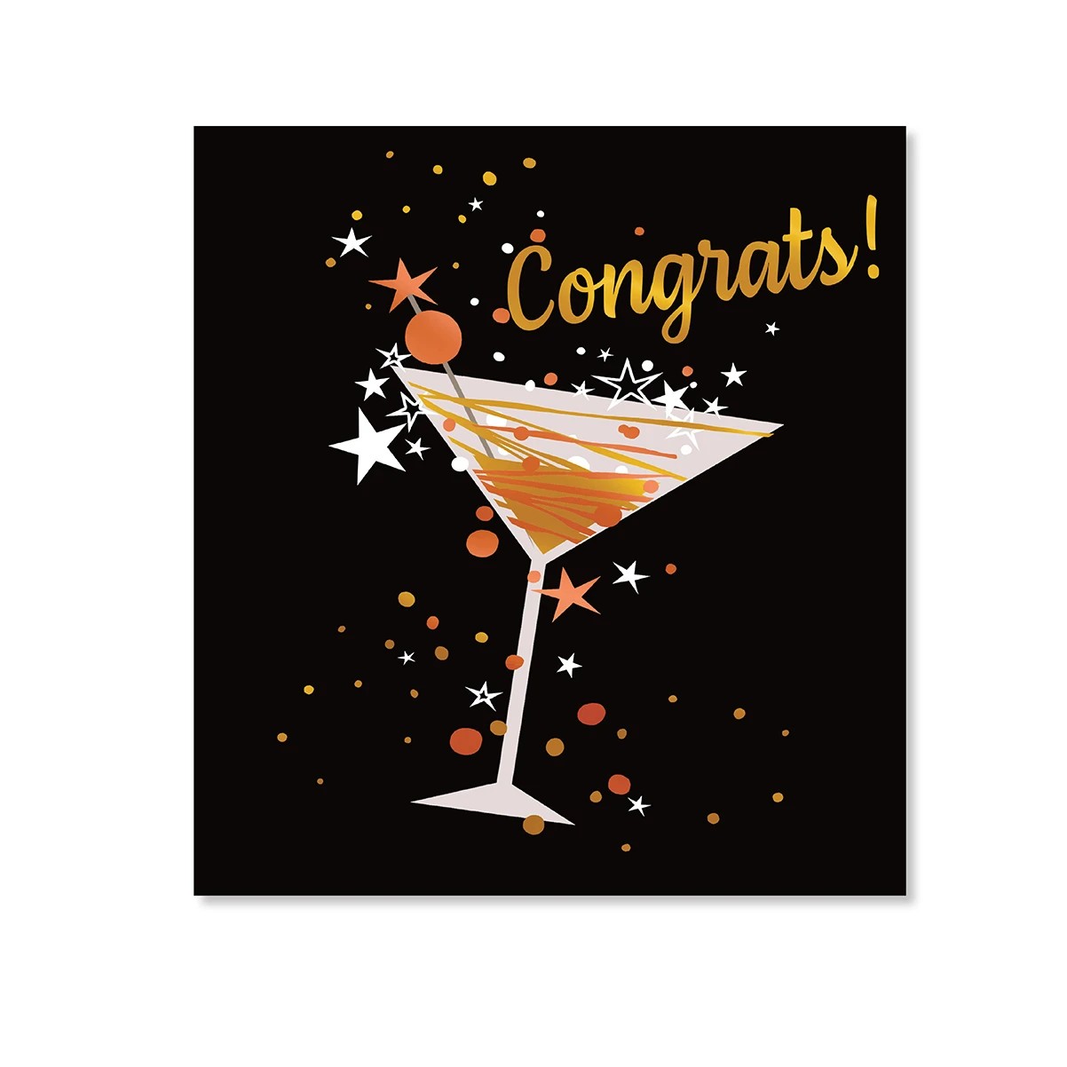 3 Hallmark Congrats Card - Cocktail, 3 of 3