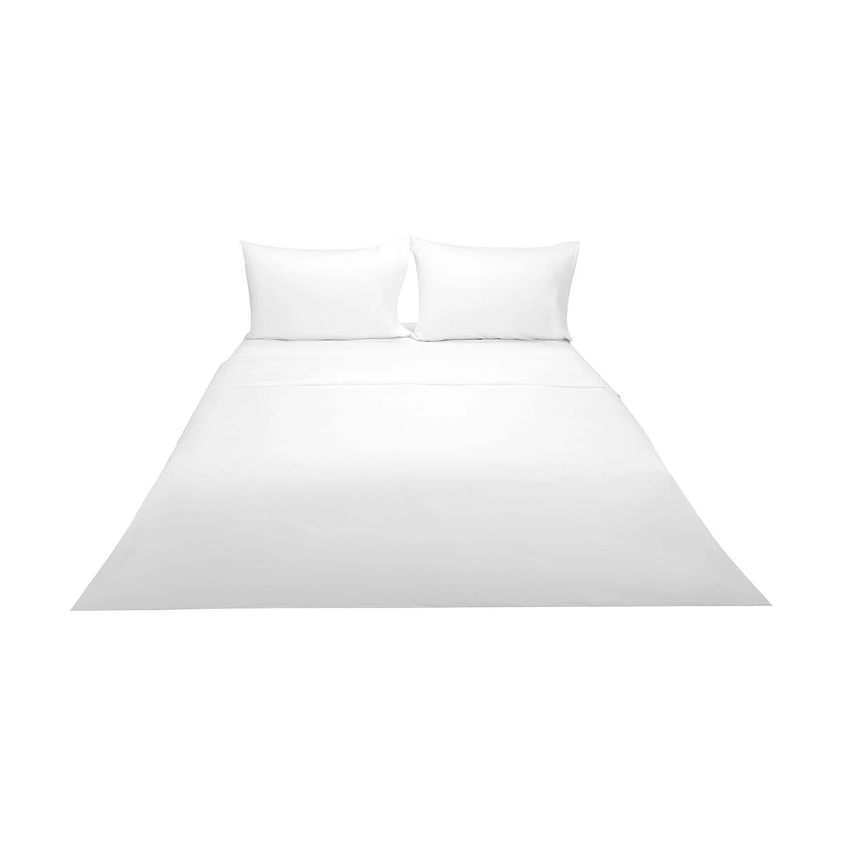 6 500 Thread Count Cotton Sheet Set - Double Bed, White, 6 of 6