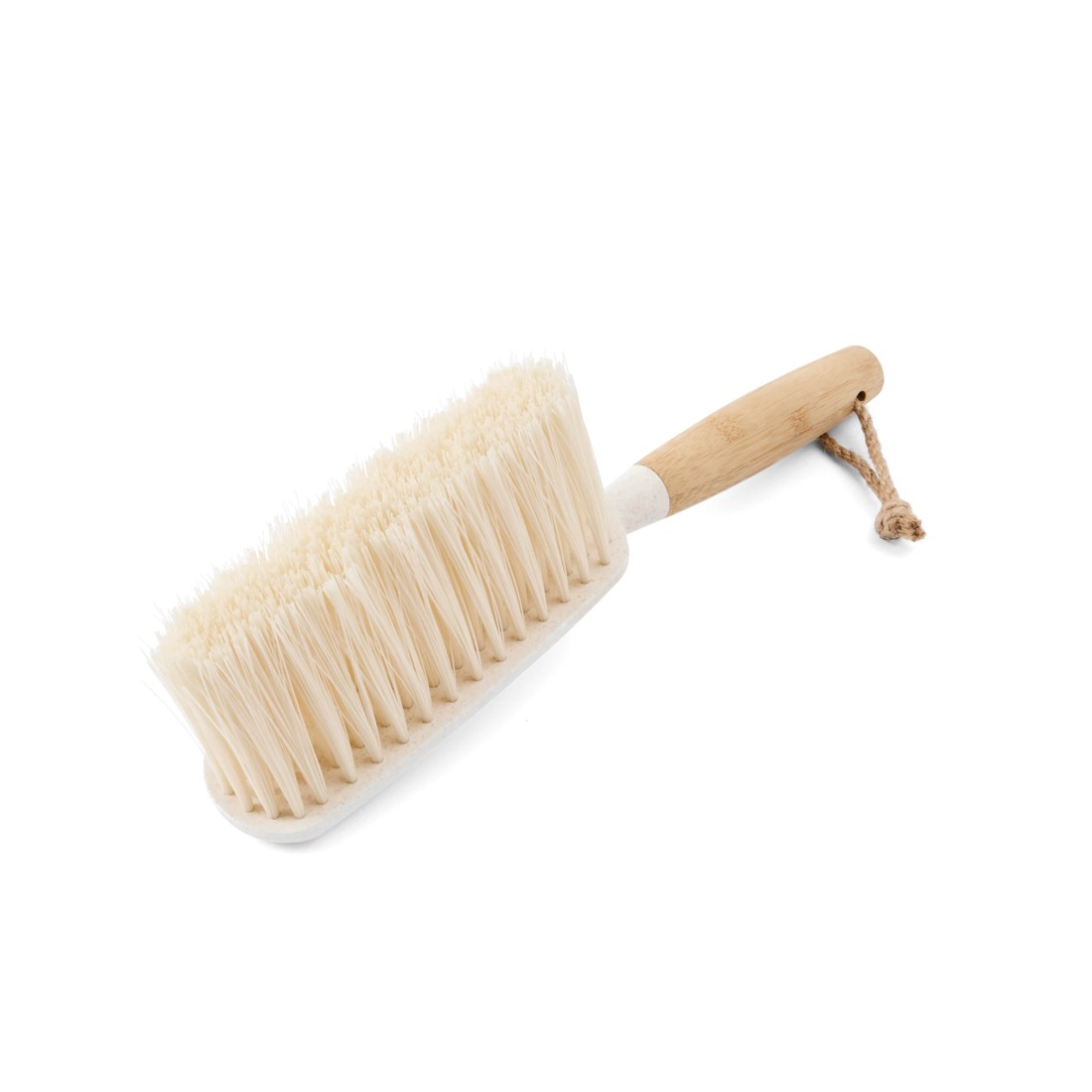 5 Bamboo Handle Dustpan and Brush - White, 5 of 6