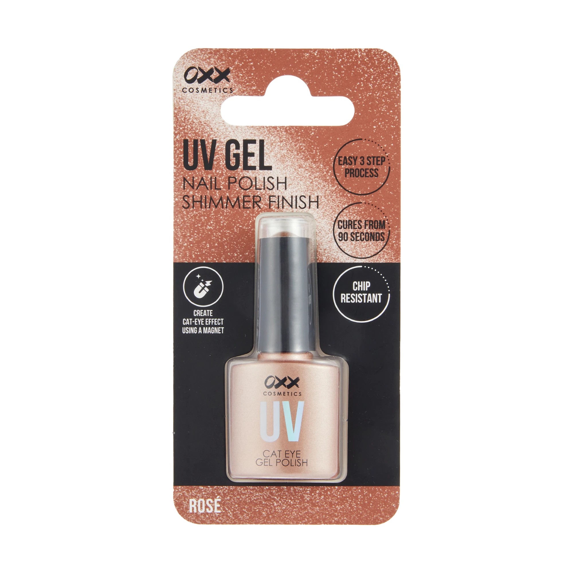 1 OXX Cosmetics UV Gel Nail Polish - Rose, 1 of 4