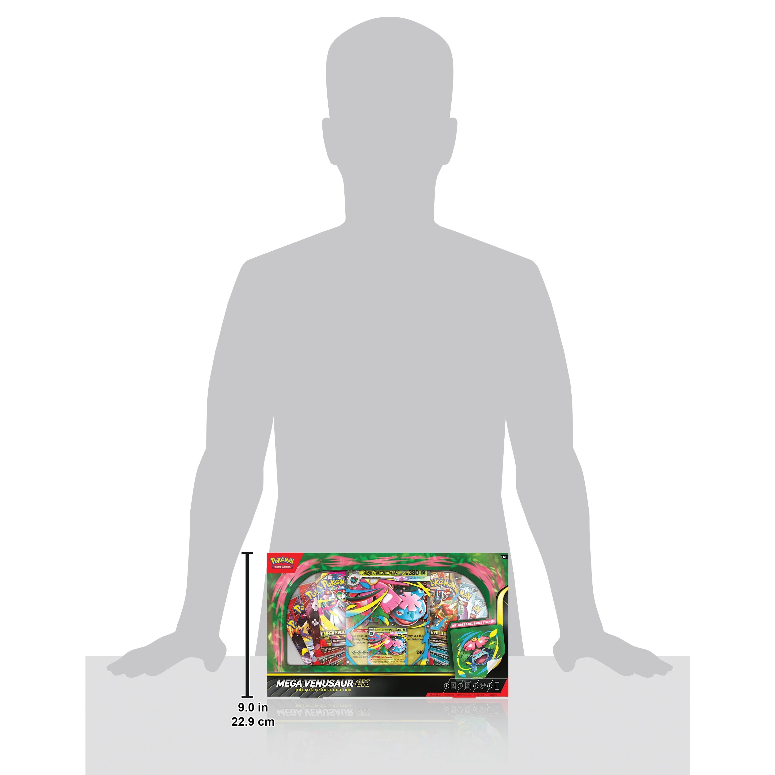 6 Pokemon Trading Card Game: Mega Venusaur Ex Premium Collection, 6 of 6