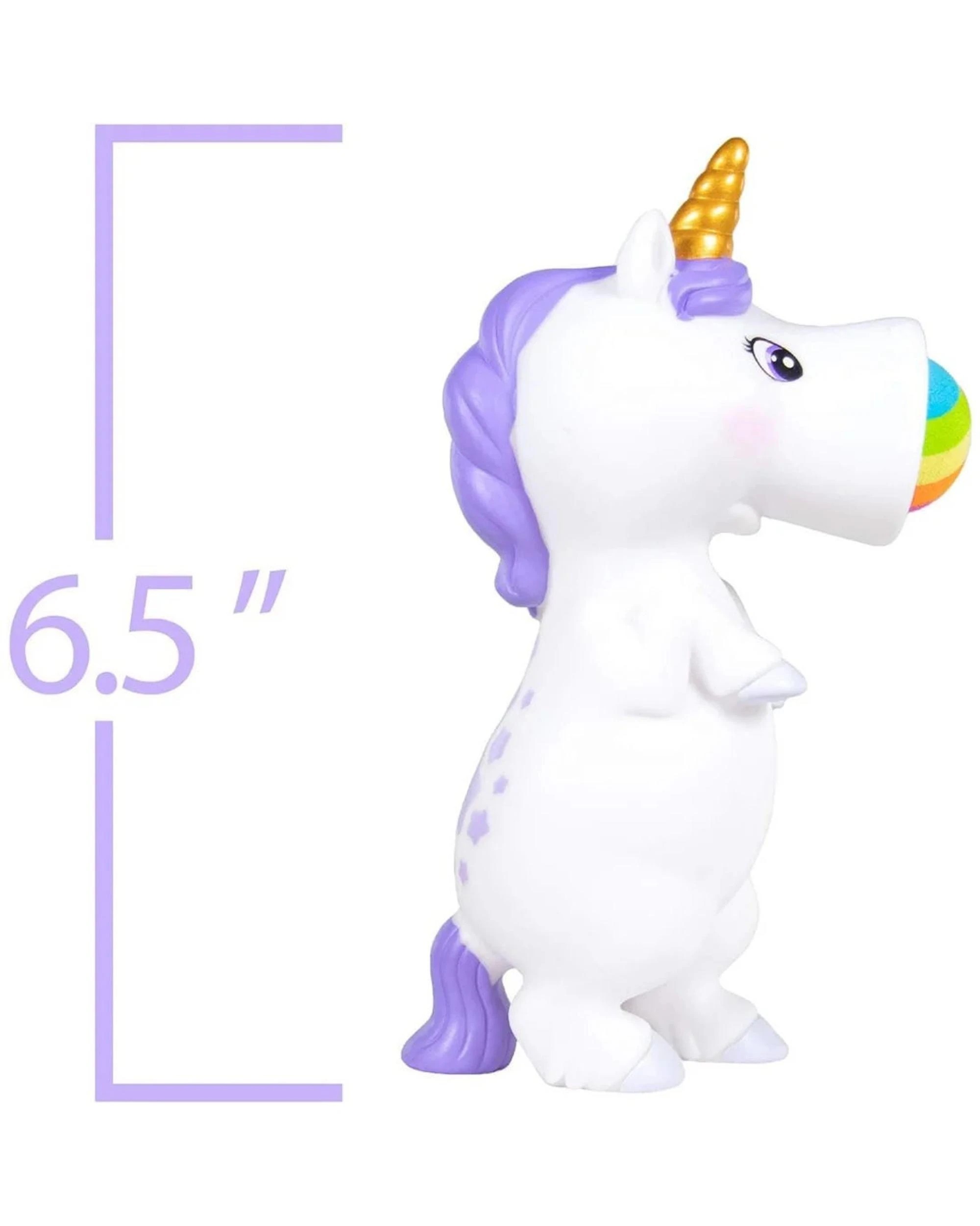 5 Hog Wild White Unicorn Popper Soft Ball Shooter - White, 5 of 5