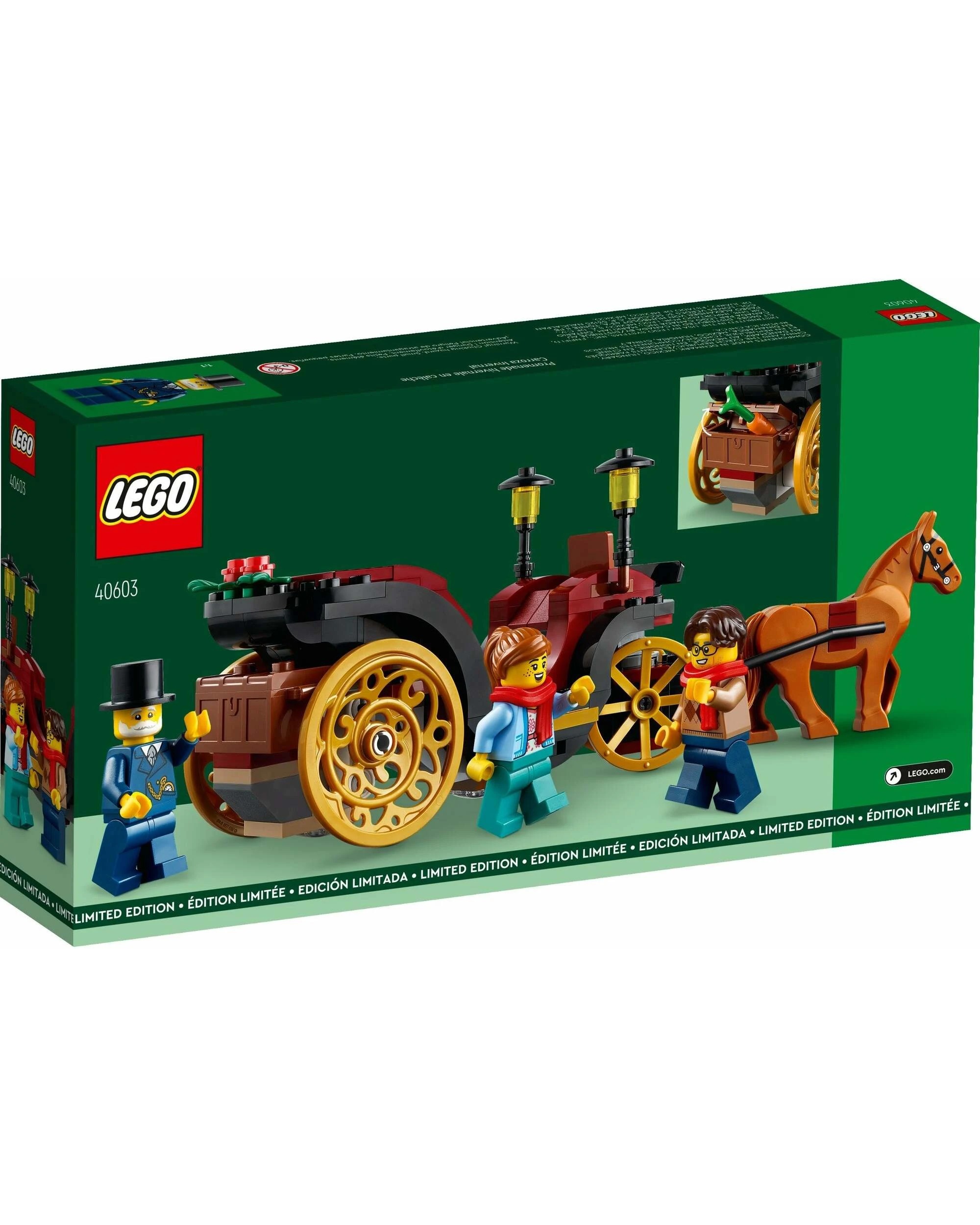 2 LEGO 40603 Christmas Wintertime Carriage Ride, 2 of 4