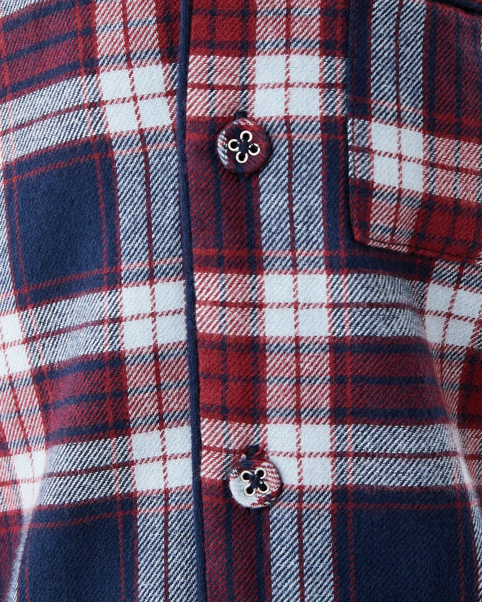 5 Flannel Pyjama Set Red Checks, 5 of 7