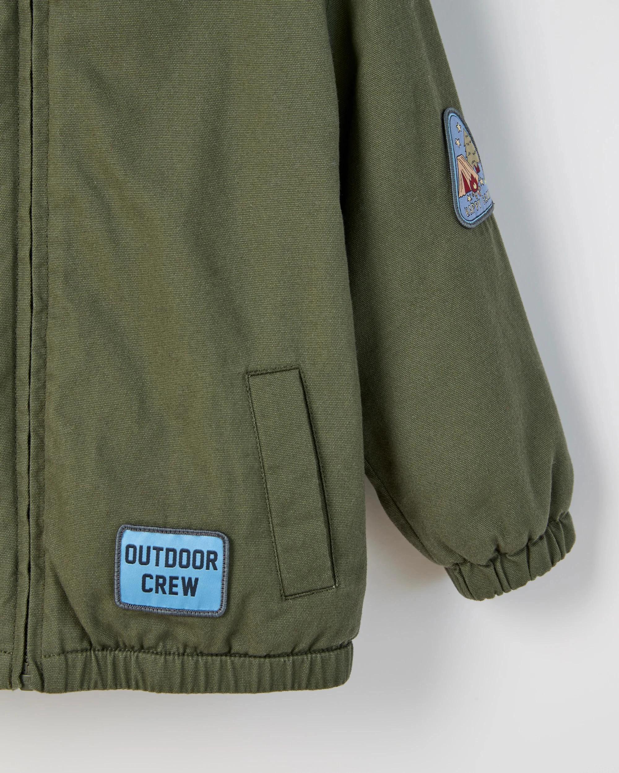 7 Target Kids Hooded Bomber Jacket KHAKI, 7 of 7