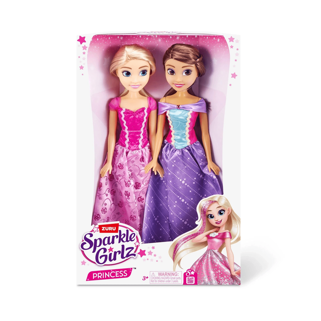 1 Sparkle Girlz 18-inch Princess Dolls Double Pack By ZURU - Multi, 1 of 6