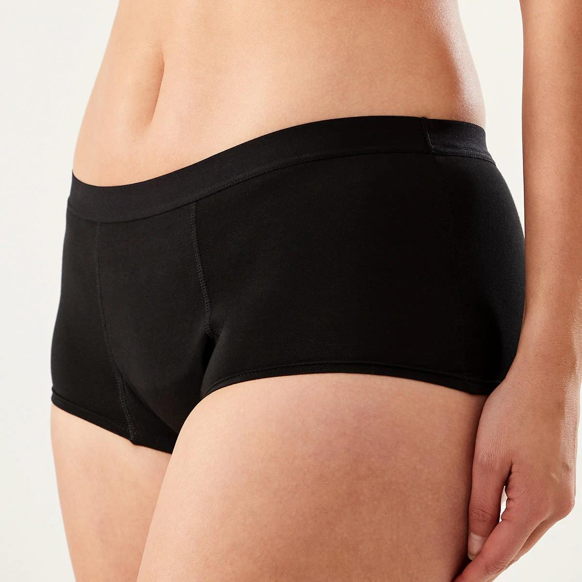 4 2 Pack Full Period Briefs - Moderate and Heavy Flow BLACK, 4 of 7