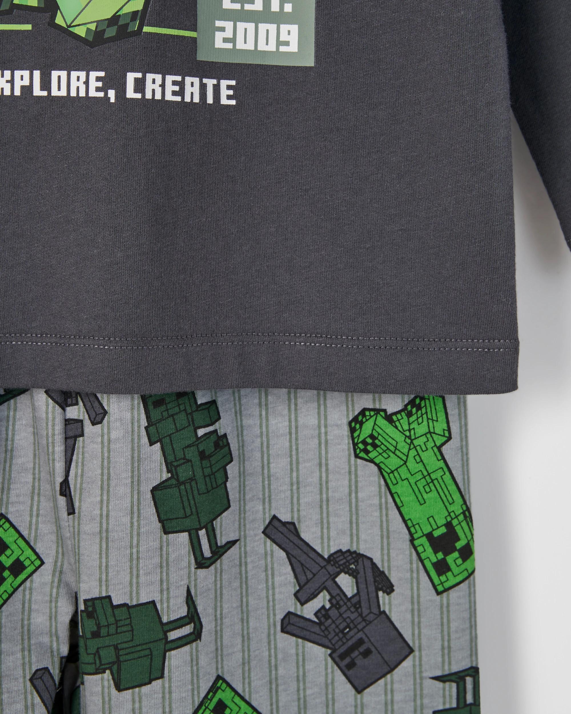 5 Minecraft Australian Cotton 2 Pack Younger Boys Knit Pyjama Set MINECRAFT, 5 of 5