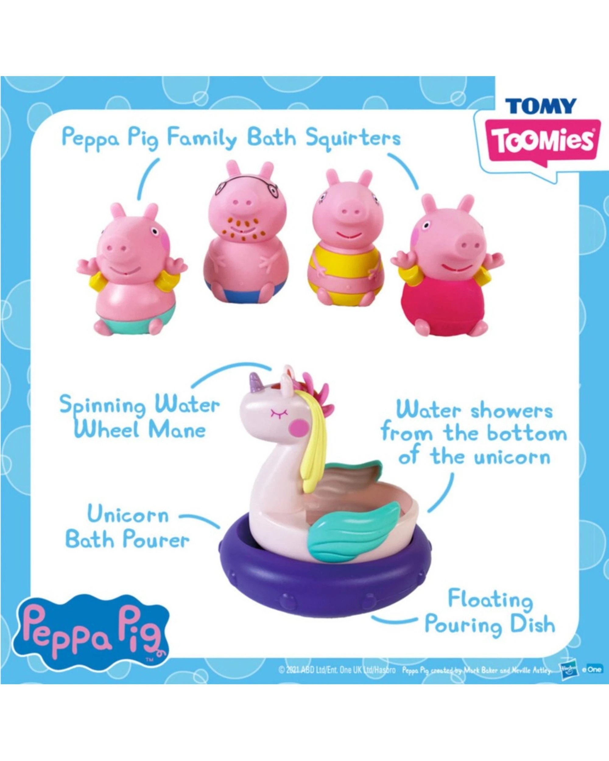 5 TOMY Peppa Pig Bath Set Bundle Pack, 5 of 8