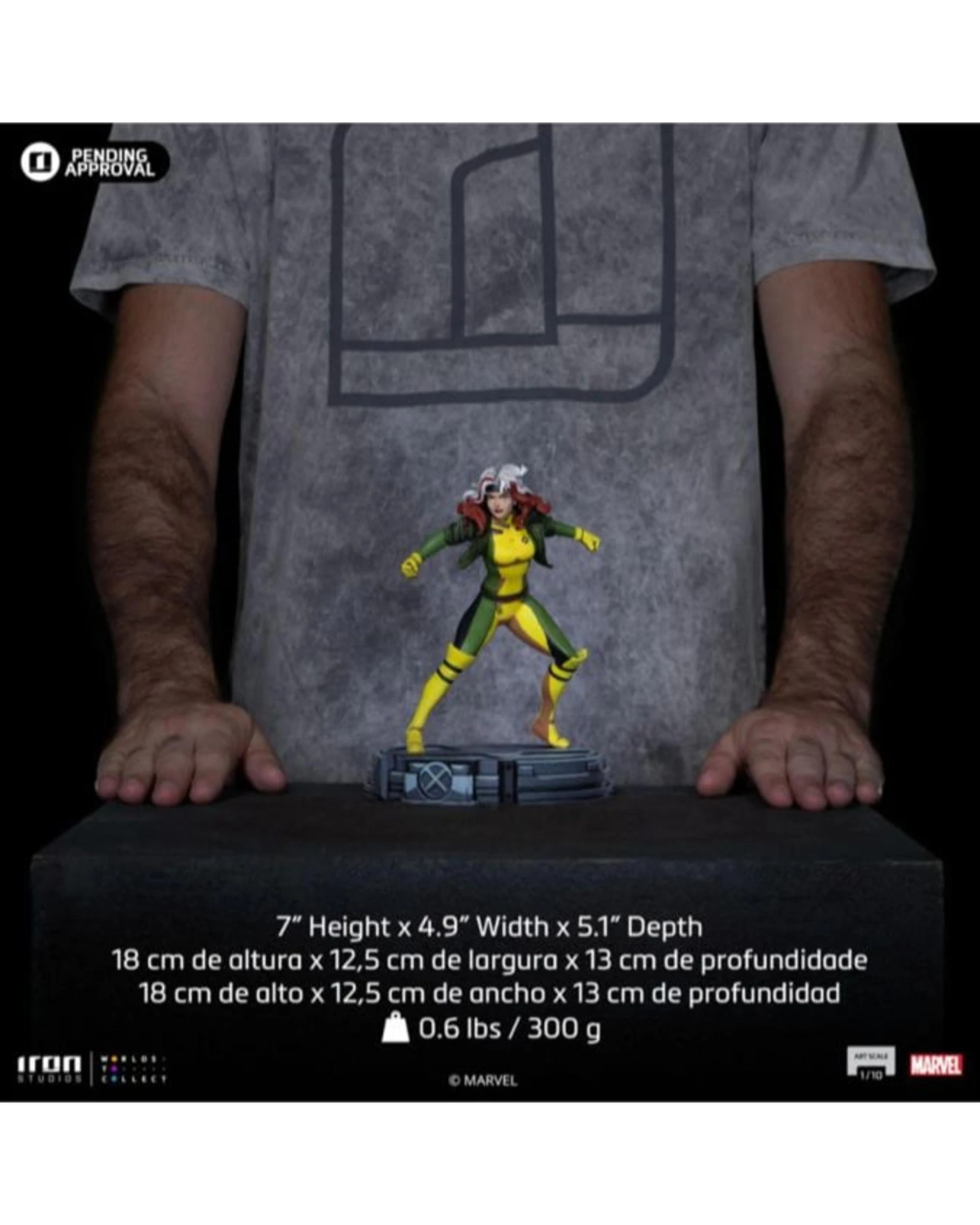 5 Marvel X-Men '97 Rogue Art Scale 1:10 Scale Figure, 5 of 5