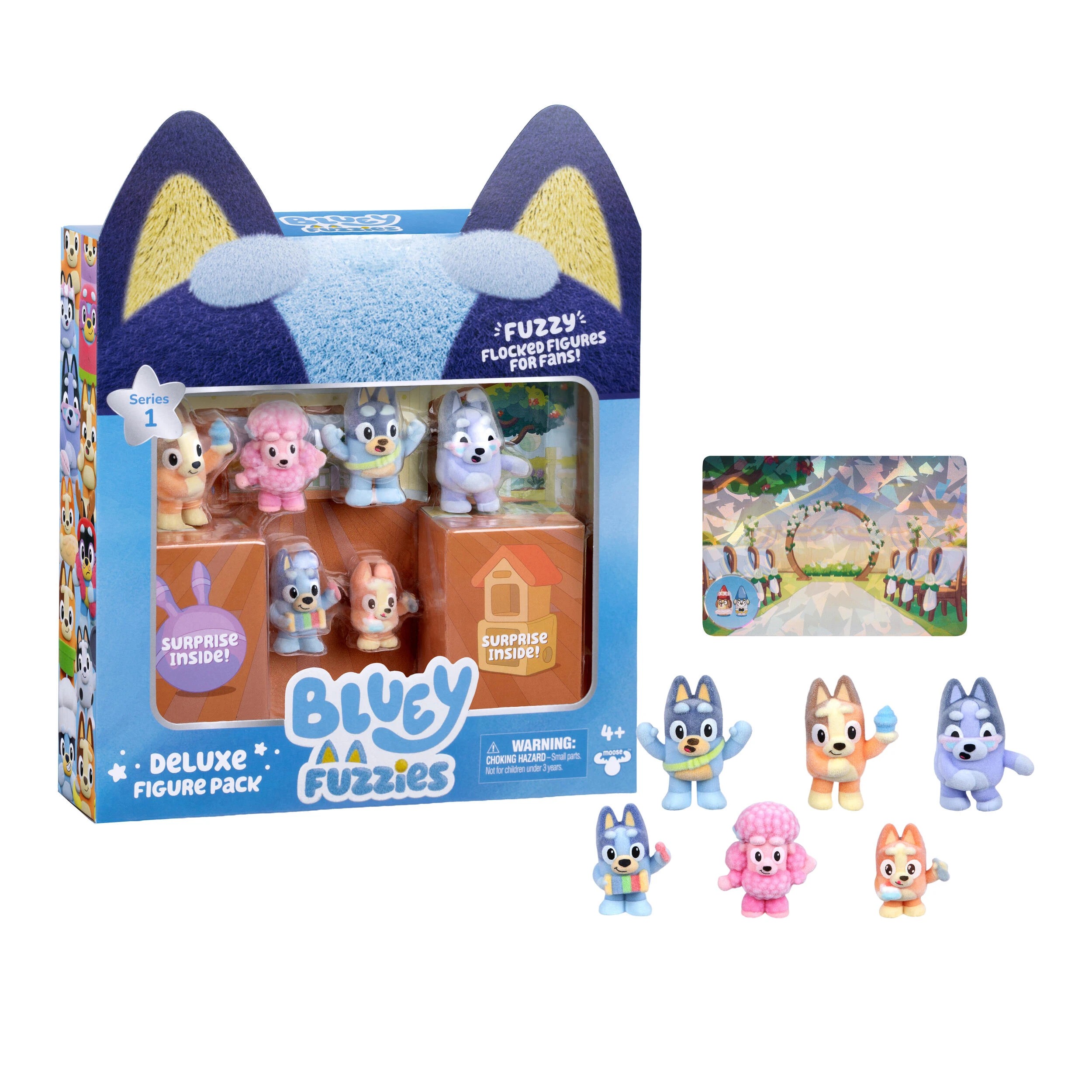 5 Bluey Fuzzies Deluxe Figure Pack, 5 of 9