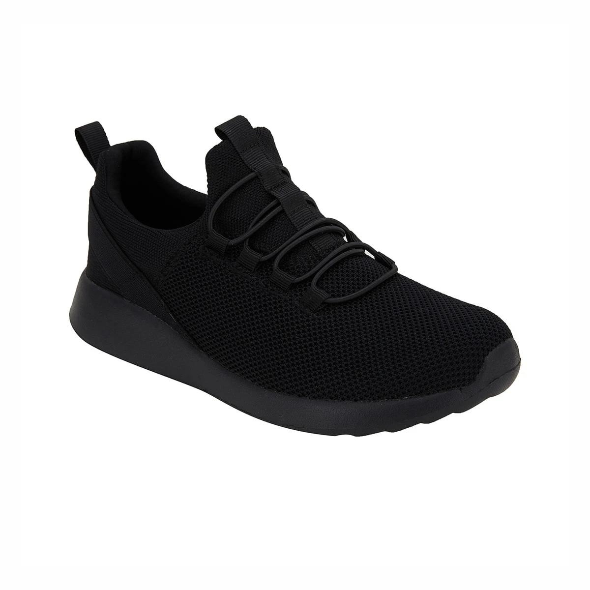 1 Comfort Sneakers with Elastic Laces BLACK, 1 of 5