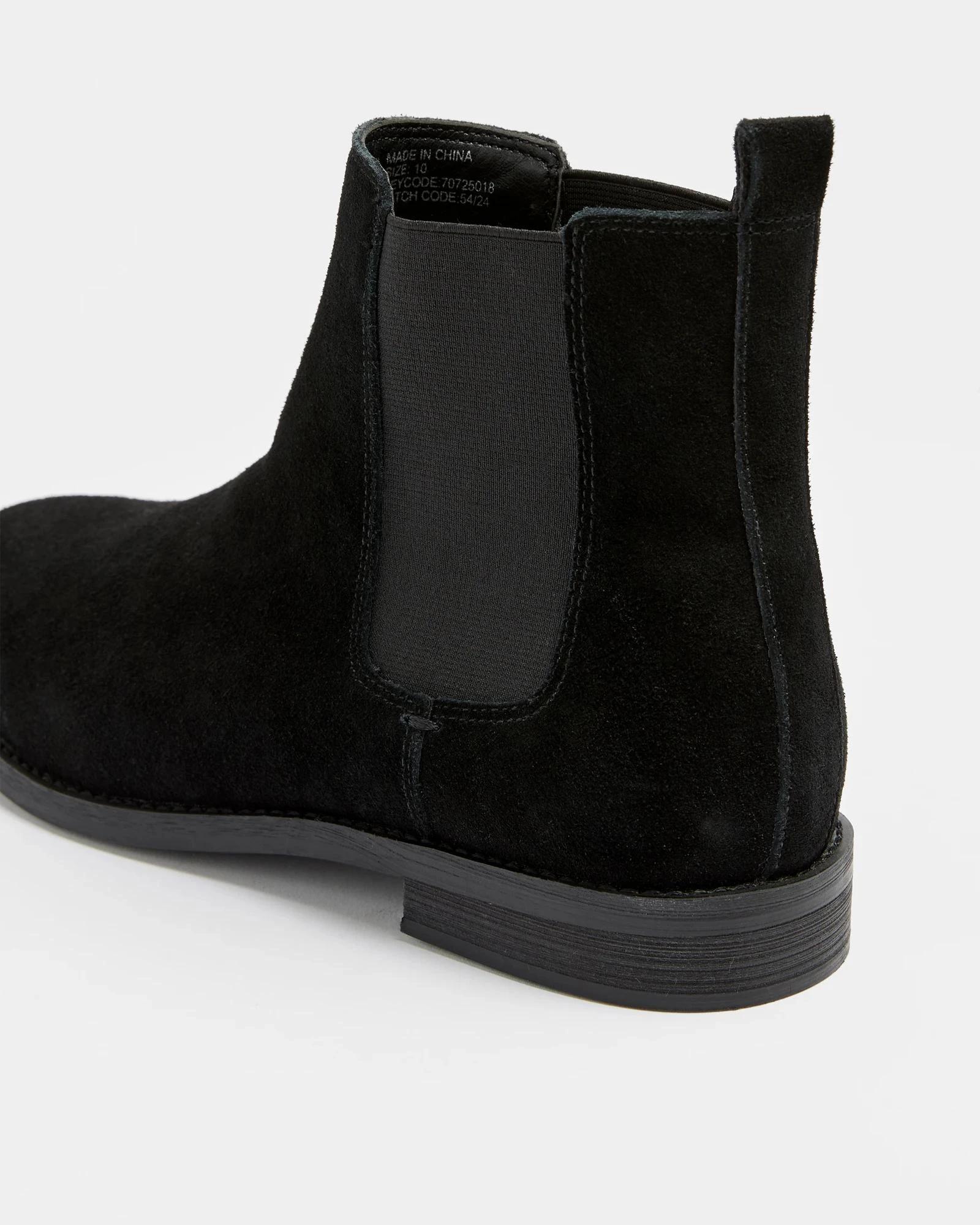 2 Target Mens Leather Chelsea Boot - James BLACK SUEDE, 2 of 3