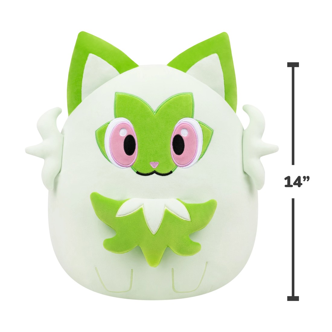 5 Squishmallows Pokemon Sprigatito 35cm Plush, 5 of 5