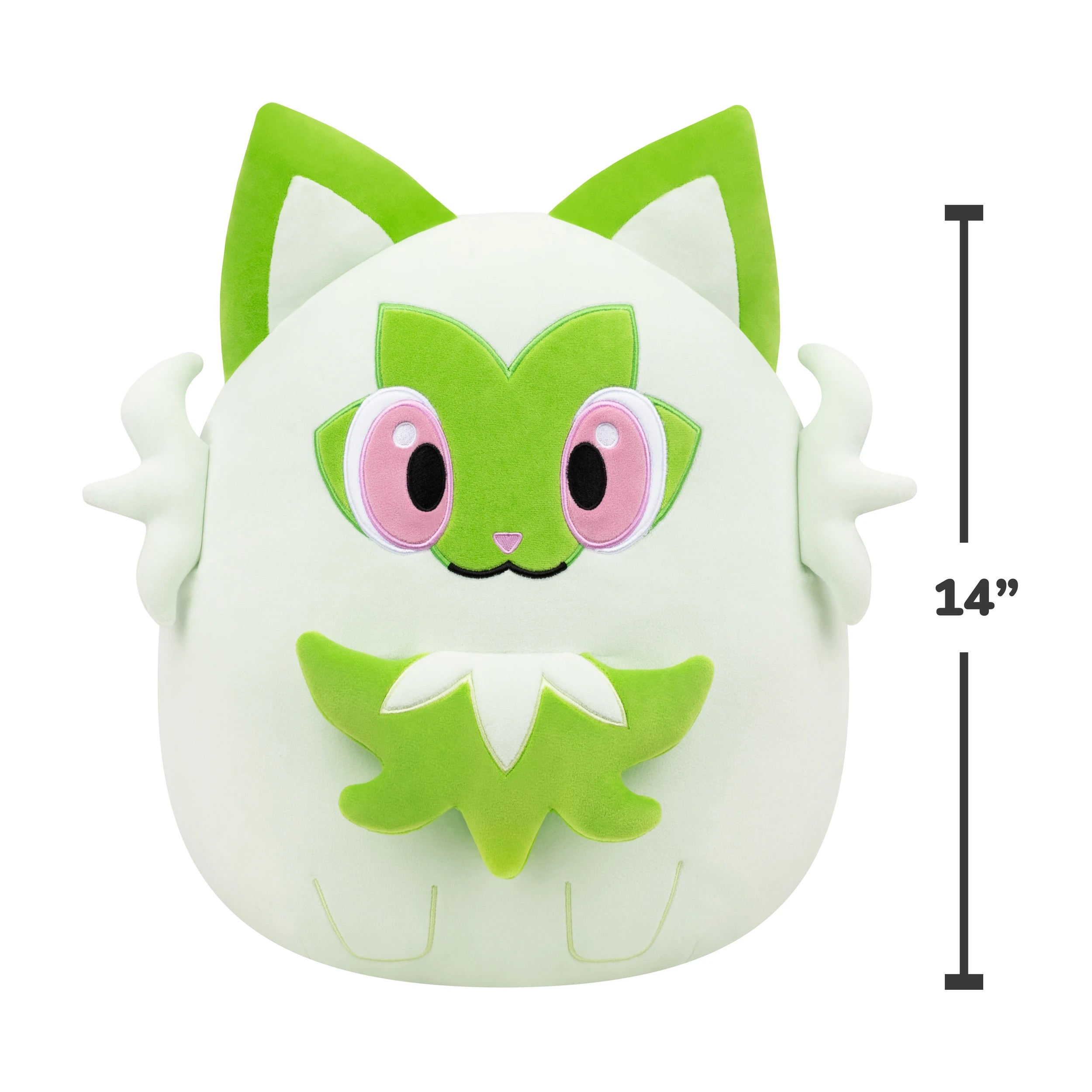 5 Squishmallows Pokemon Sprigatito 35cm Plush, 5 of 5