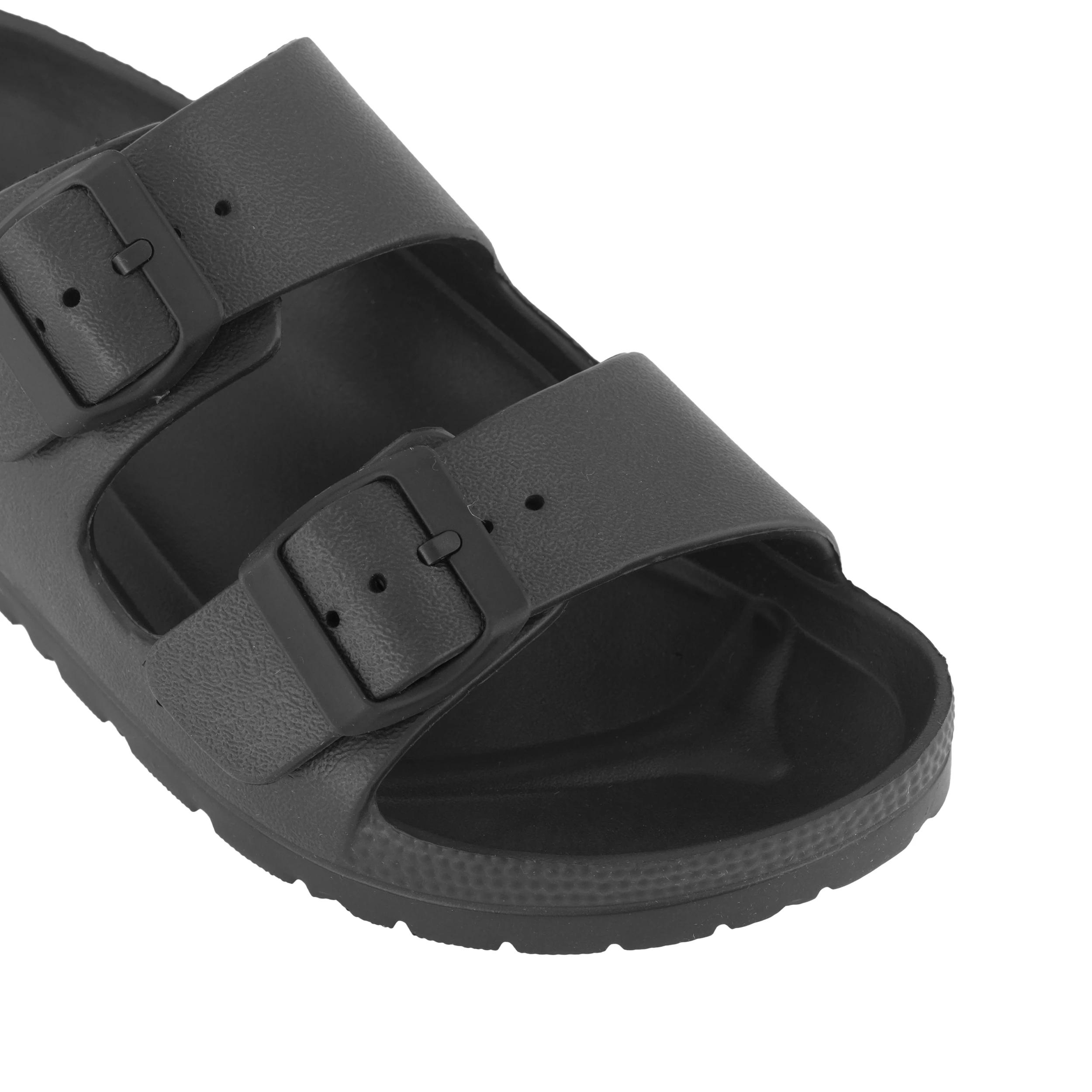 3 Two Band Beach Slides Black, 3 of 3