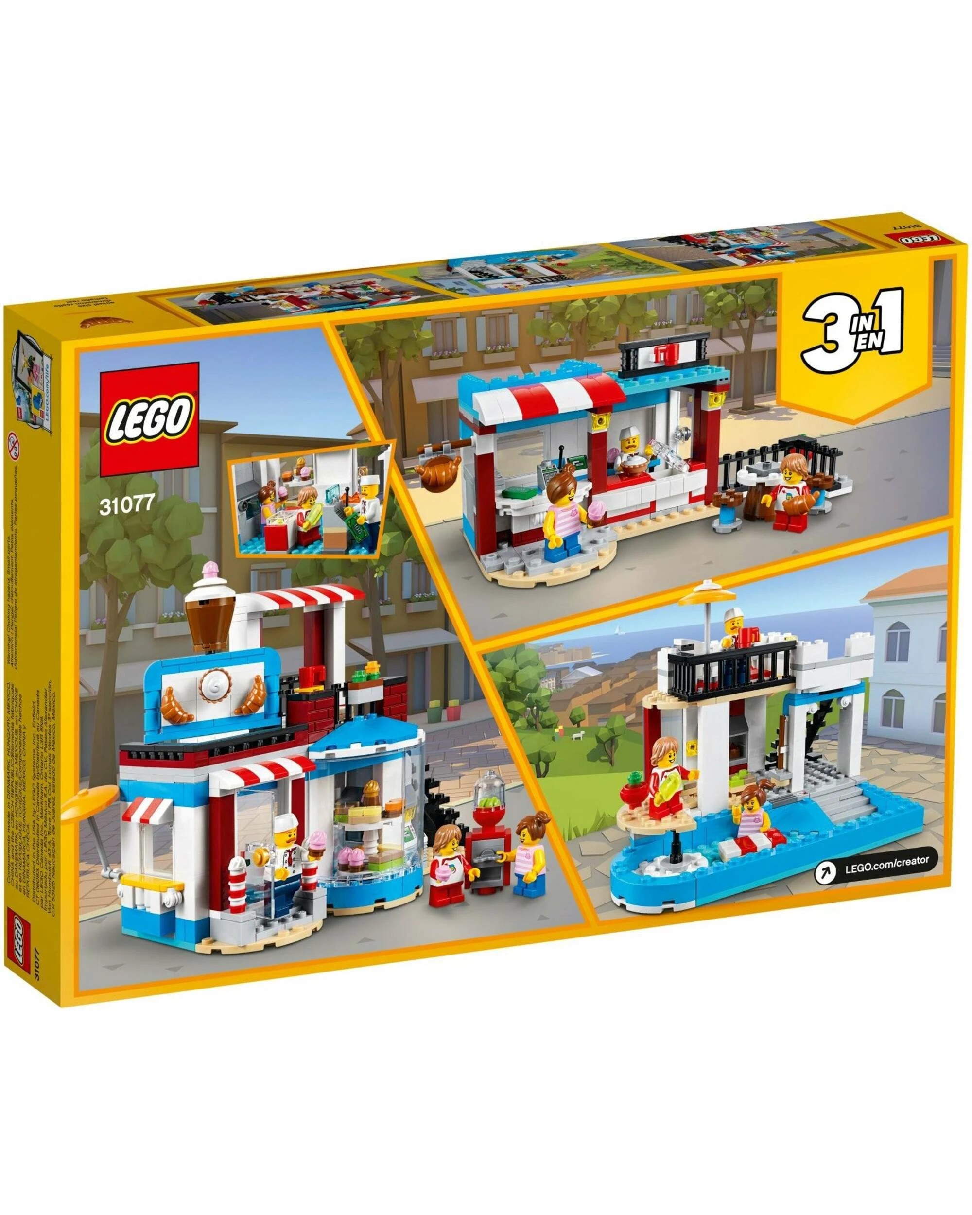 4 LEGO 31077 Modular Sweet Surprises: Cake Shop, Pool House & Cafe 3in1, 4 of 4