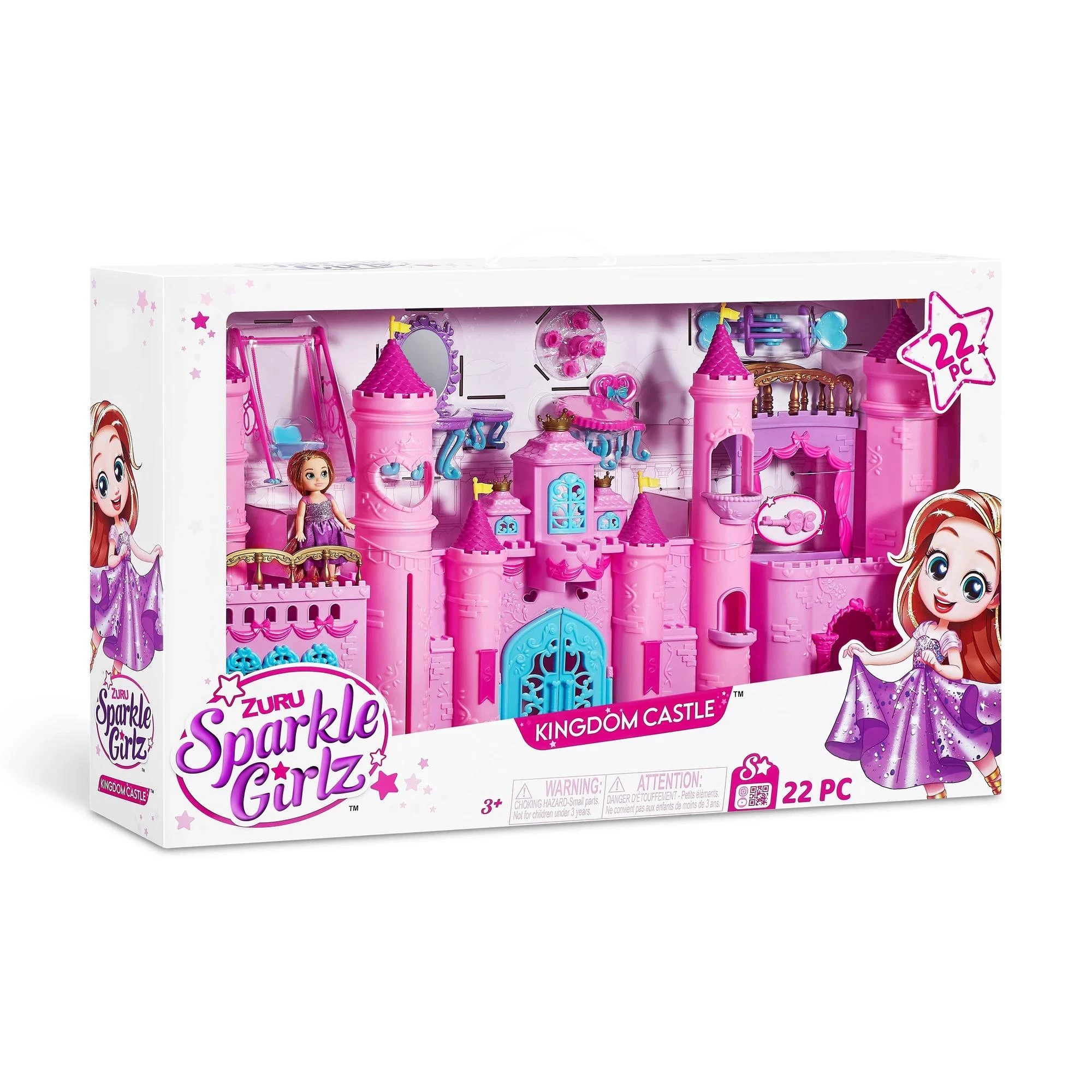 3 Sparkle Girlz Cupcake Kingdom with Doll by ZURU - Pink, 3 of 10
