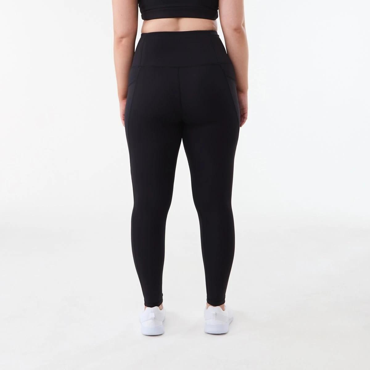 3 Active Womens Ultra High Rise Full Length Studio Leggings BLACK, 3 of 8