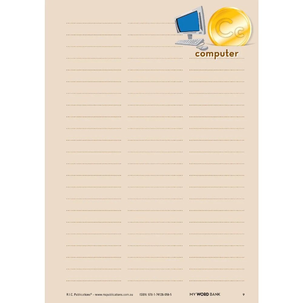 3 My Word Bank Book, 3 of 5