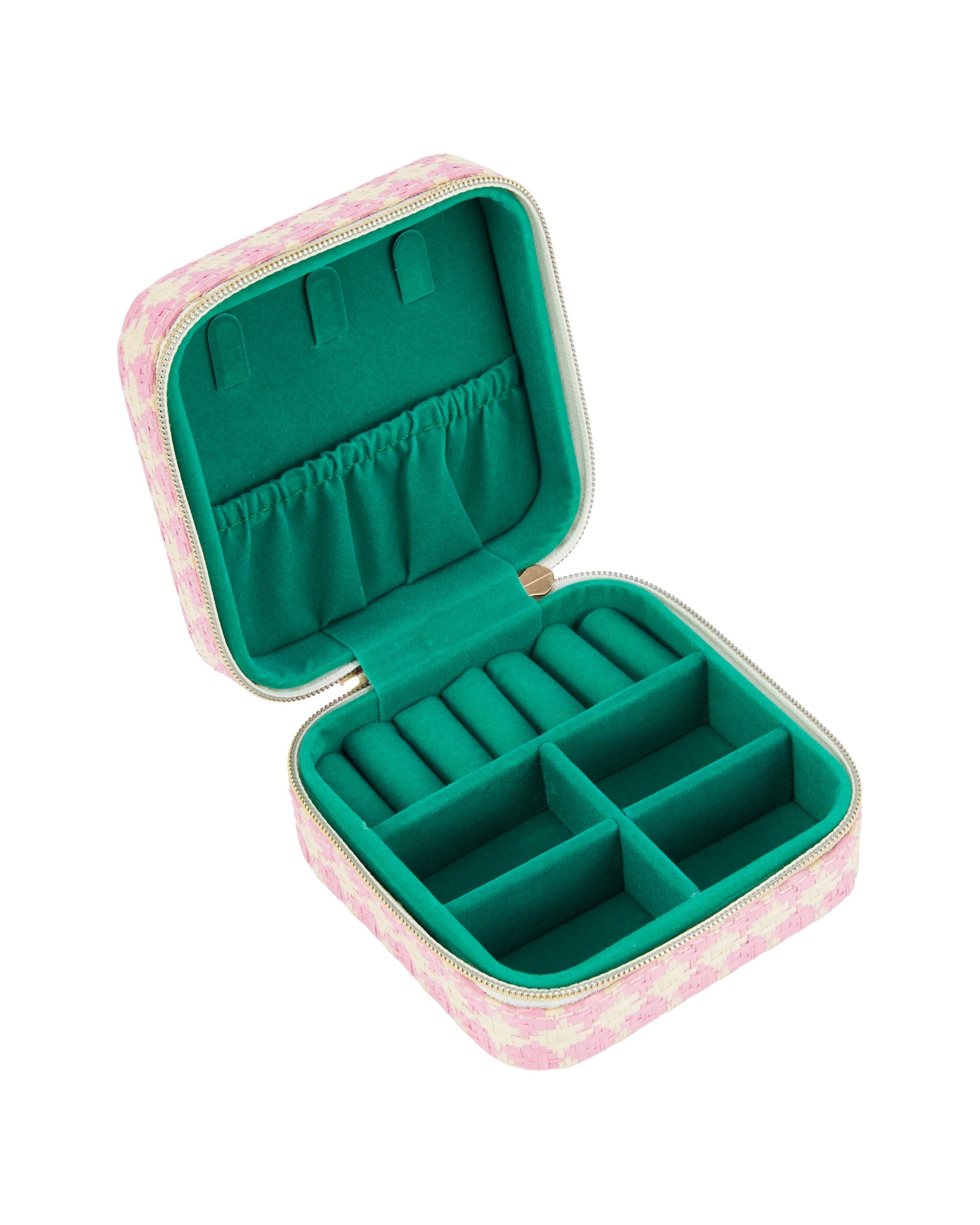 1 Small Woven Jewellery Box - Palm, 1 of 6