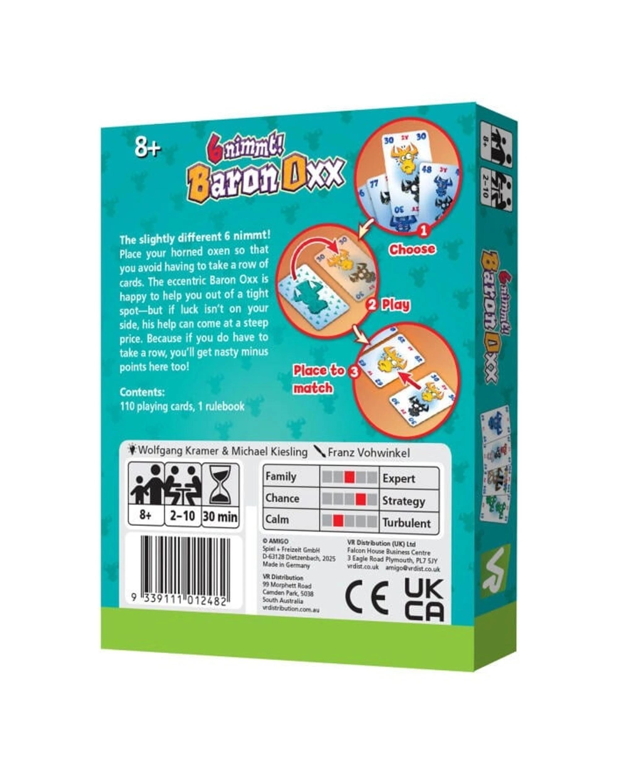2 6 Nimmt! Baron Oxx Card Game, 2 of 3