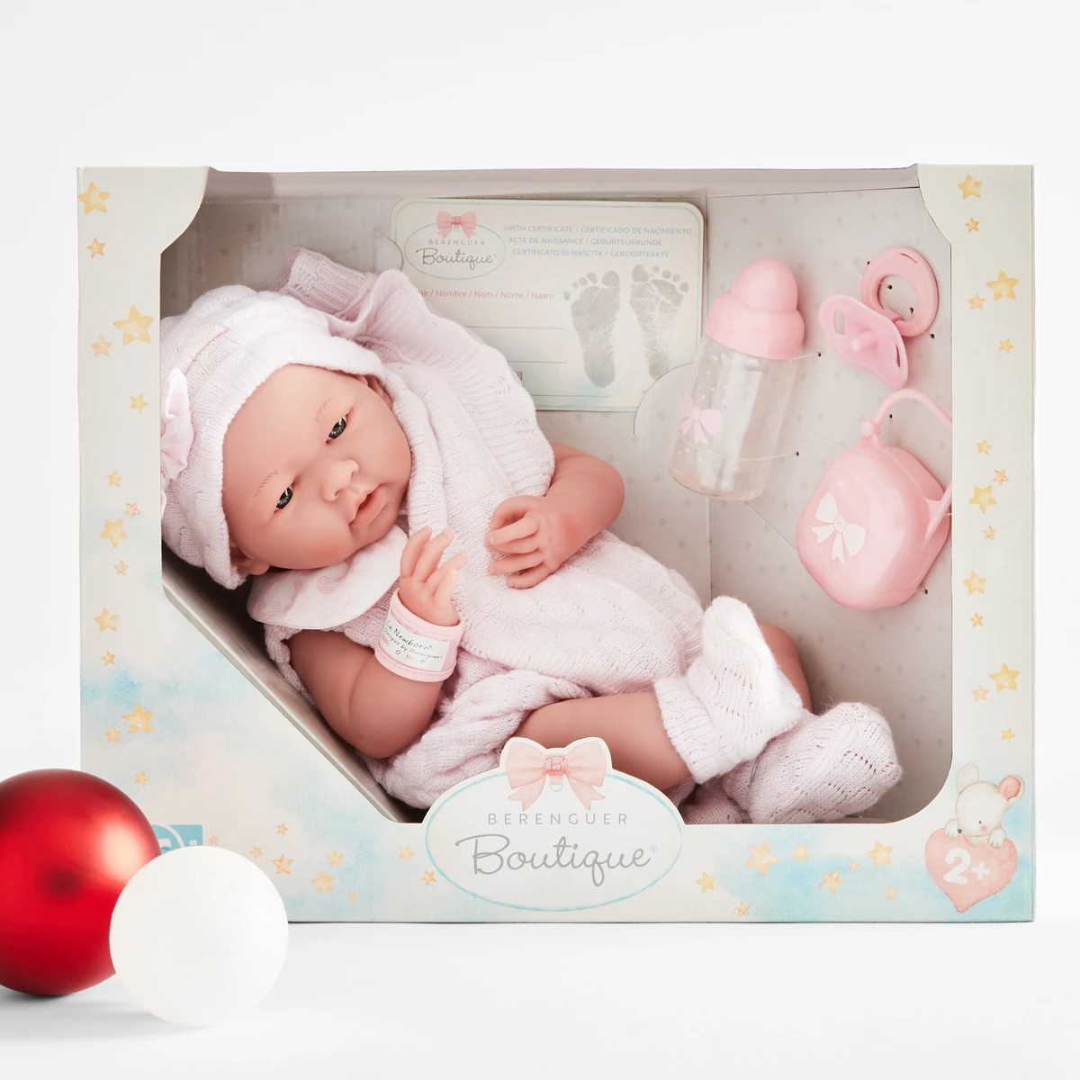 10 Berenguer Boutique Newborn Girl Doll with Bracelet, 10 of 10