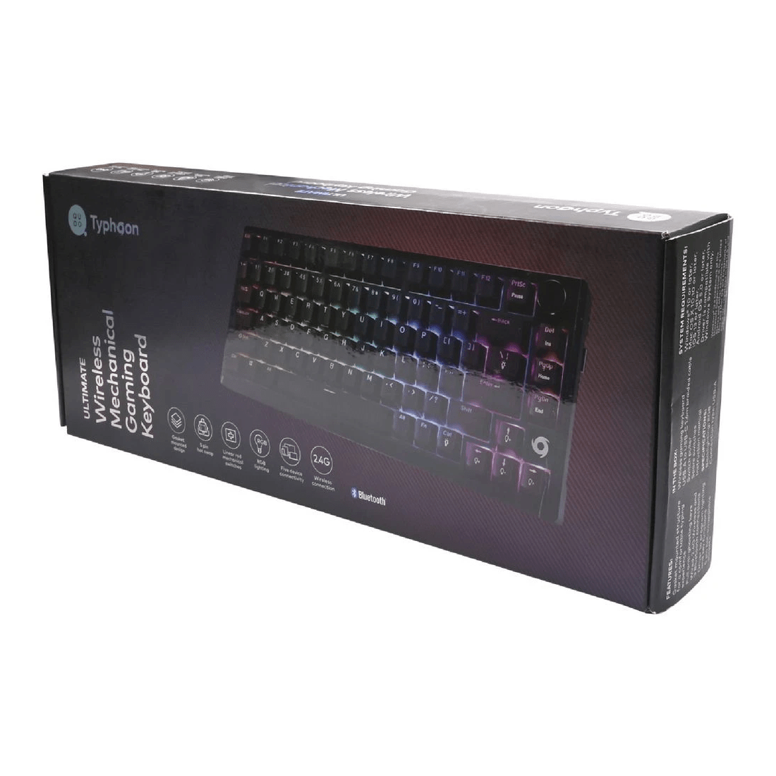 7 Typhoon Ultimate Wireless RGB Mechanical Gaming Keyboard, 7 of 7