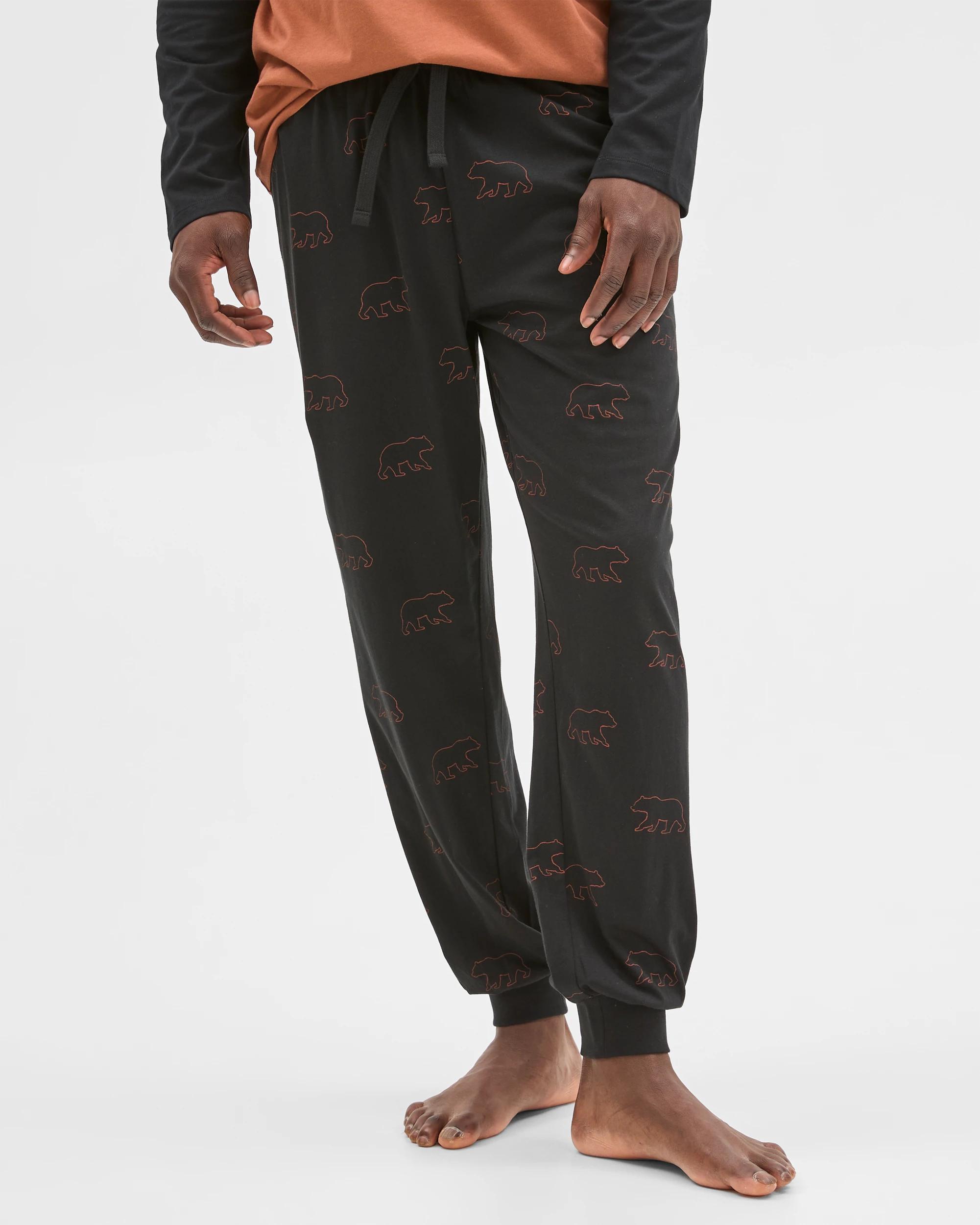 4 Maxx Australian Cotton Jersey Sleep Jogger Pants PAPA BEAR, 4 of 6