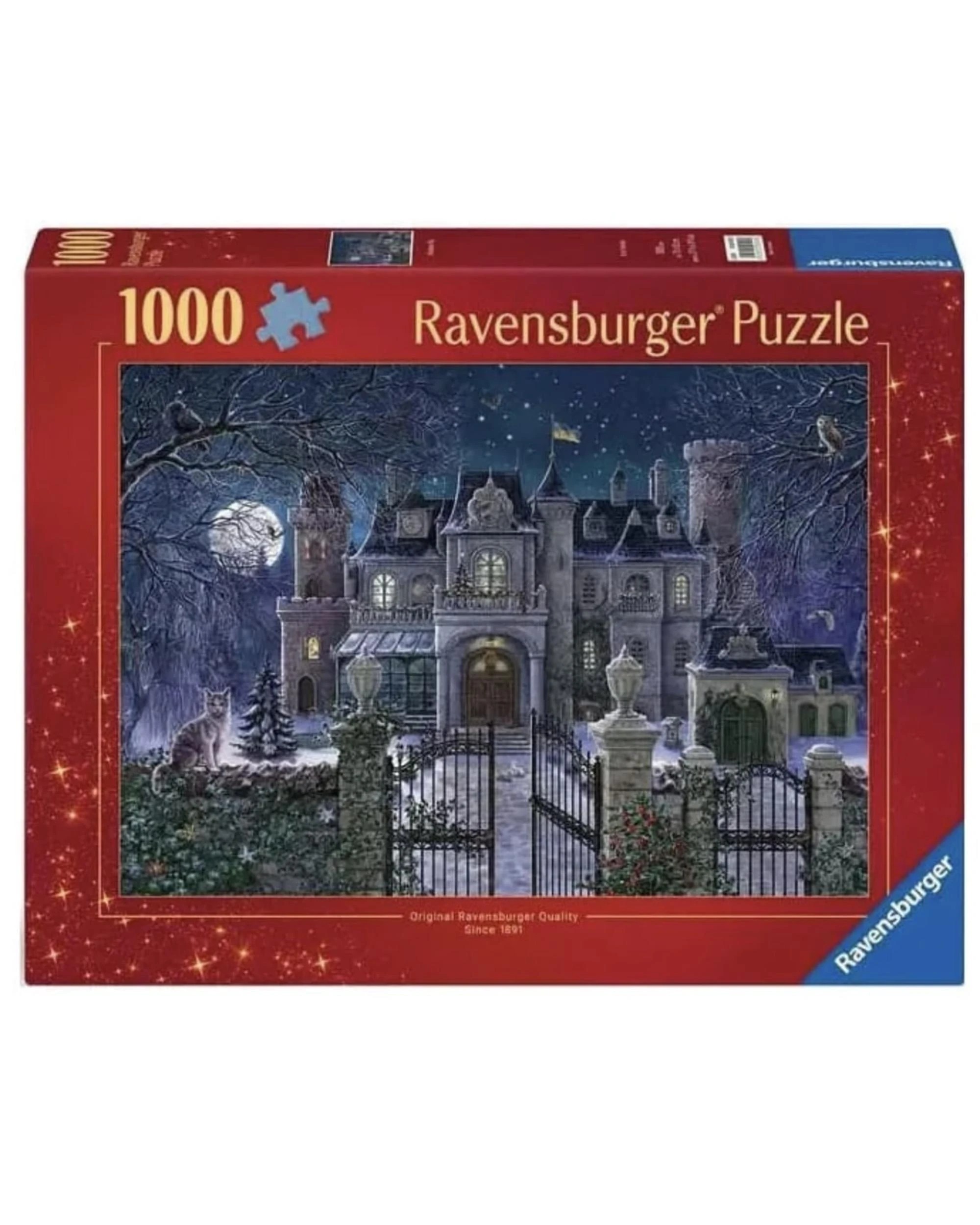 1 Ravensburger Christmas Villa 1000 Piece Jigsaw Puzzle, 1 of 2