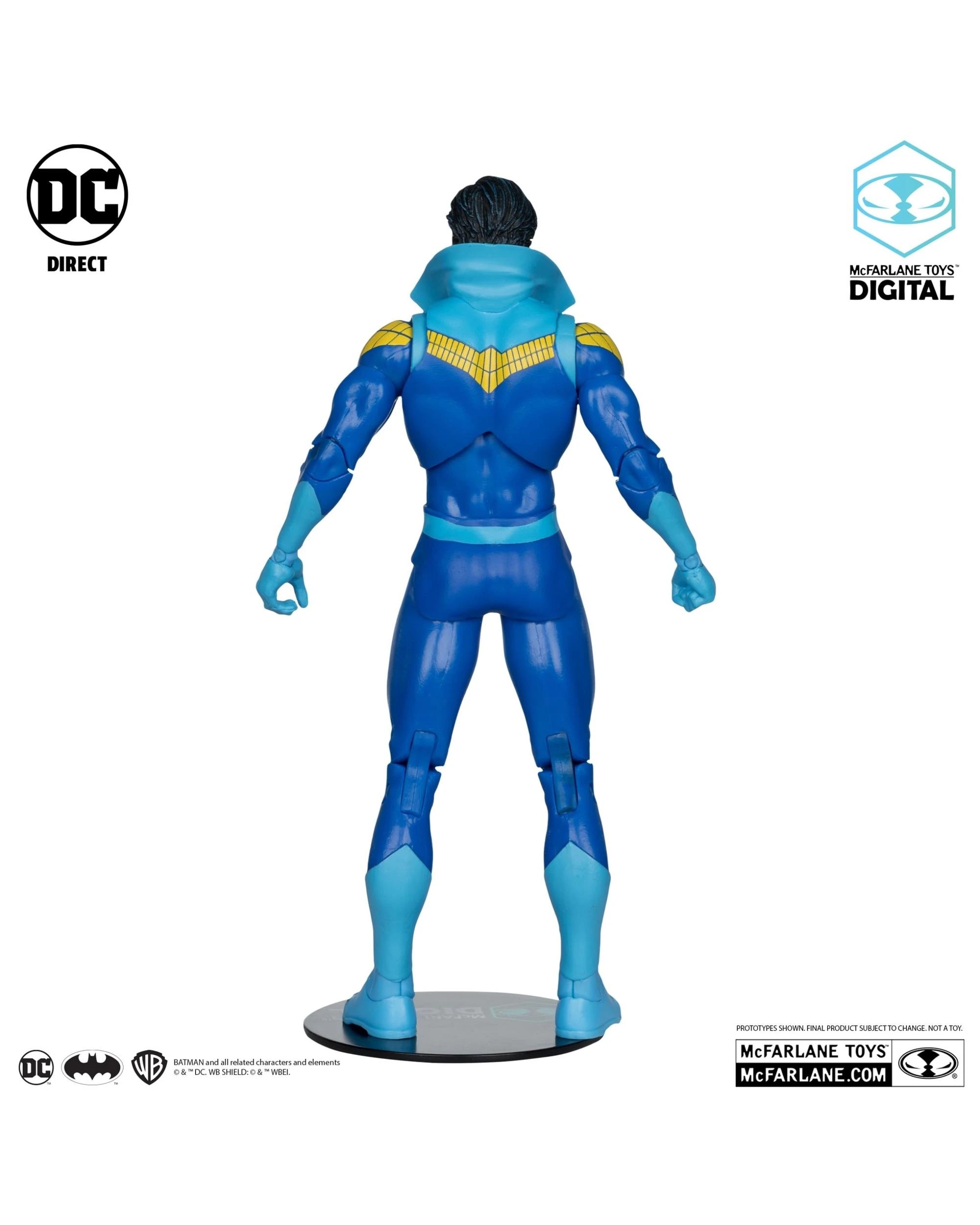 6 McFarlane Digital DC Direct Nightwing Silver Age 7 inch Figure, 6 of 9