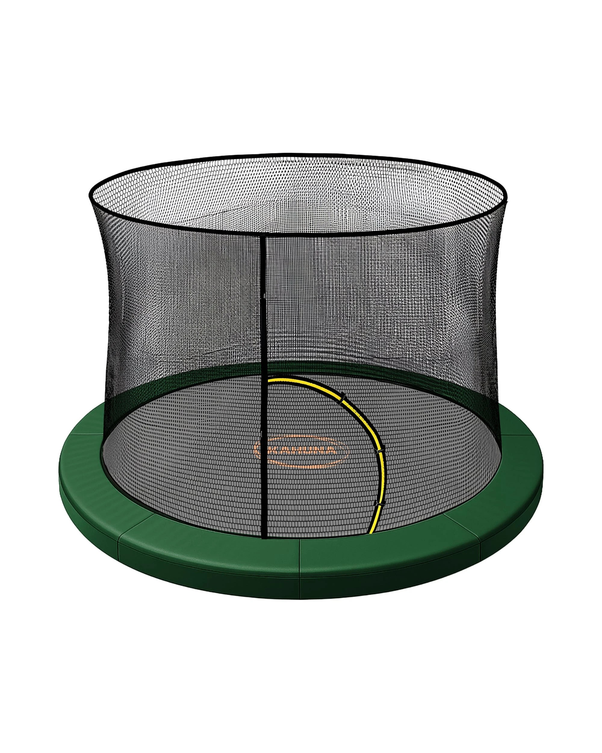 1 Kahuna 14ft 12 Pole Trampoline Replacement Safety Pad and Inner Net Outdoor Enclosure Netting - Green, 1 of 6