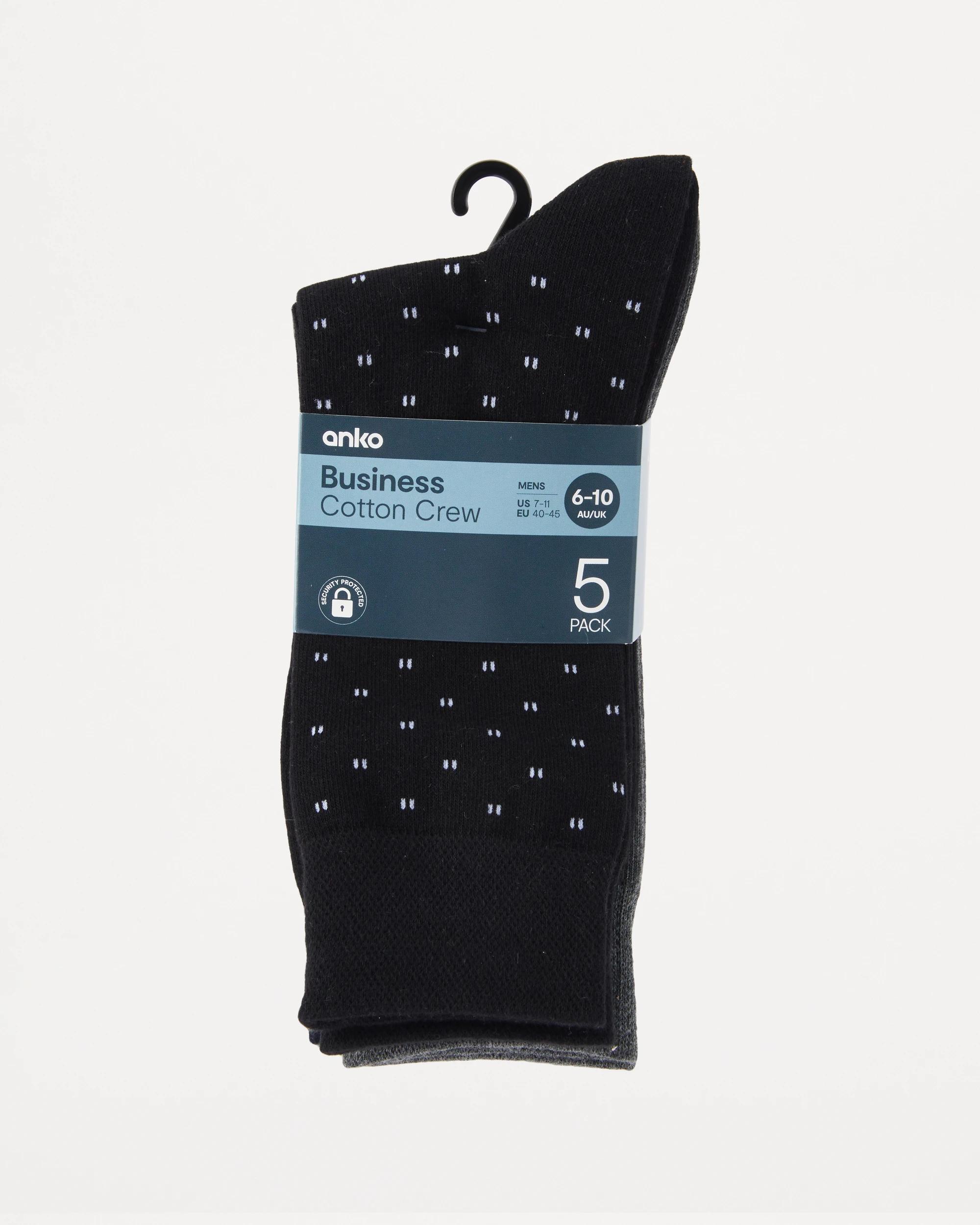 3 5 Pack Business Socks Multi Mix, 3 of 3