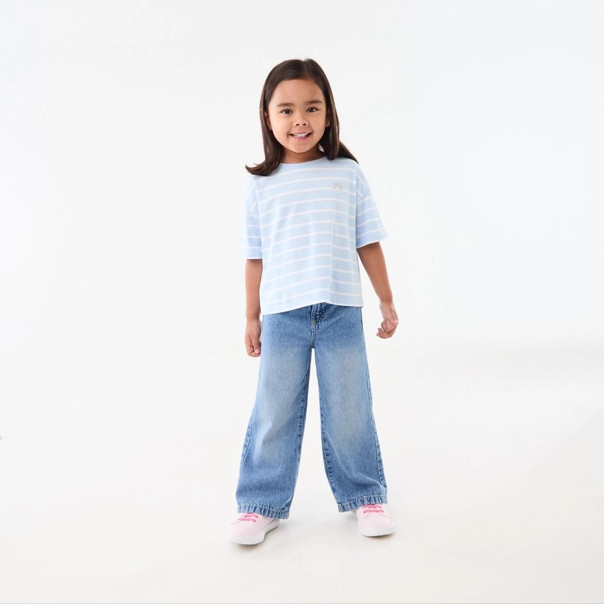 5 Short Sleeve Stripe T-shirt Blu Stripe, 5 of 8