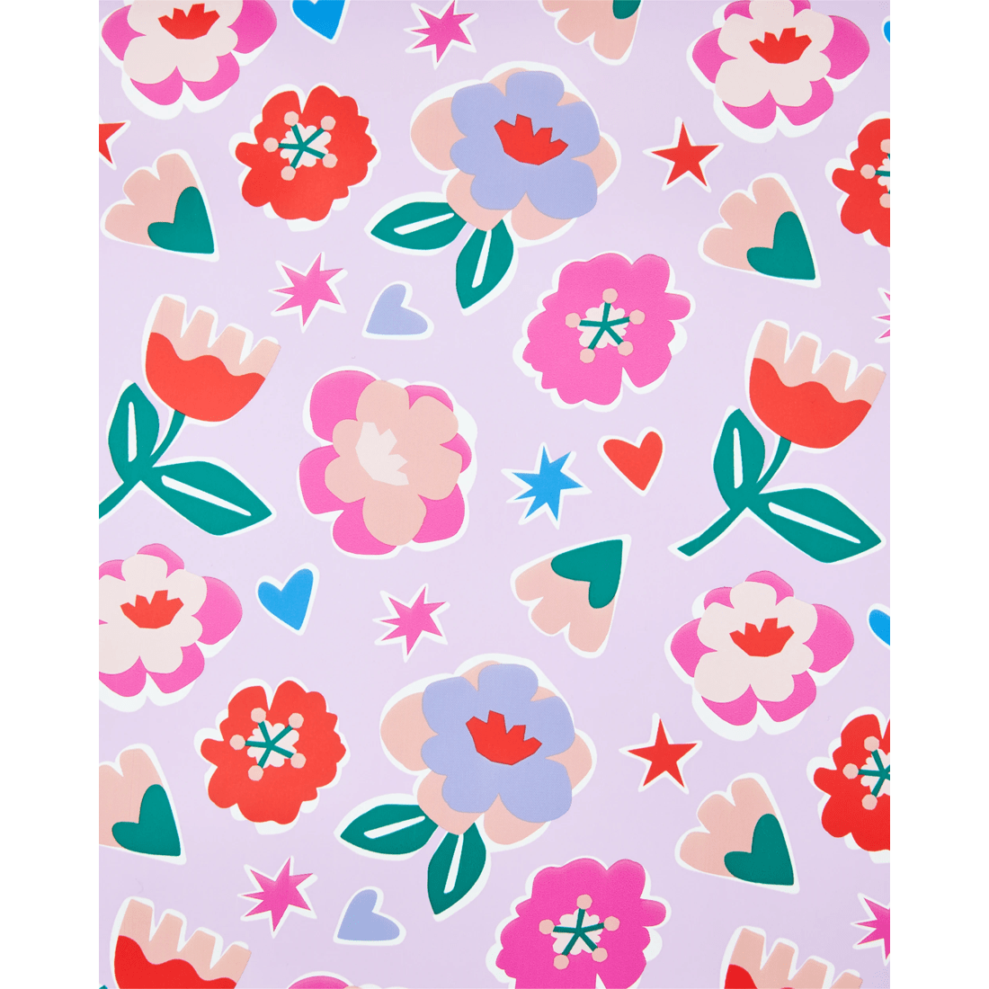 5 Self Adhesive Book Cover - Floral, 5 of 5