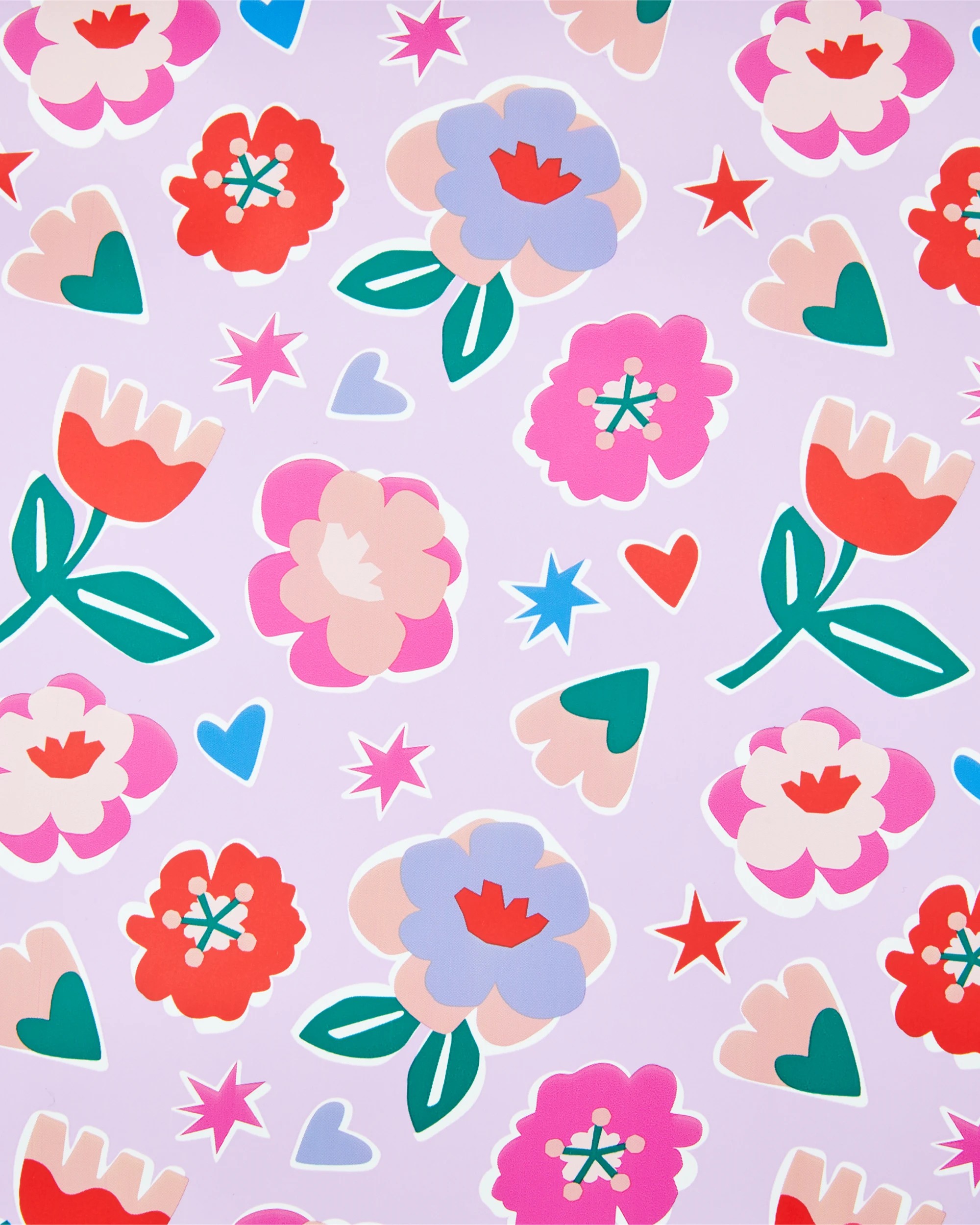 5 Self Adhesive Book Cover - Floral, 5 of 5