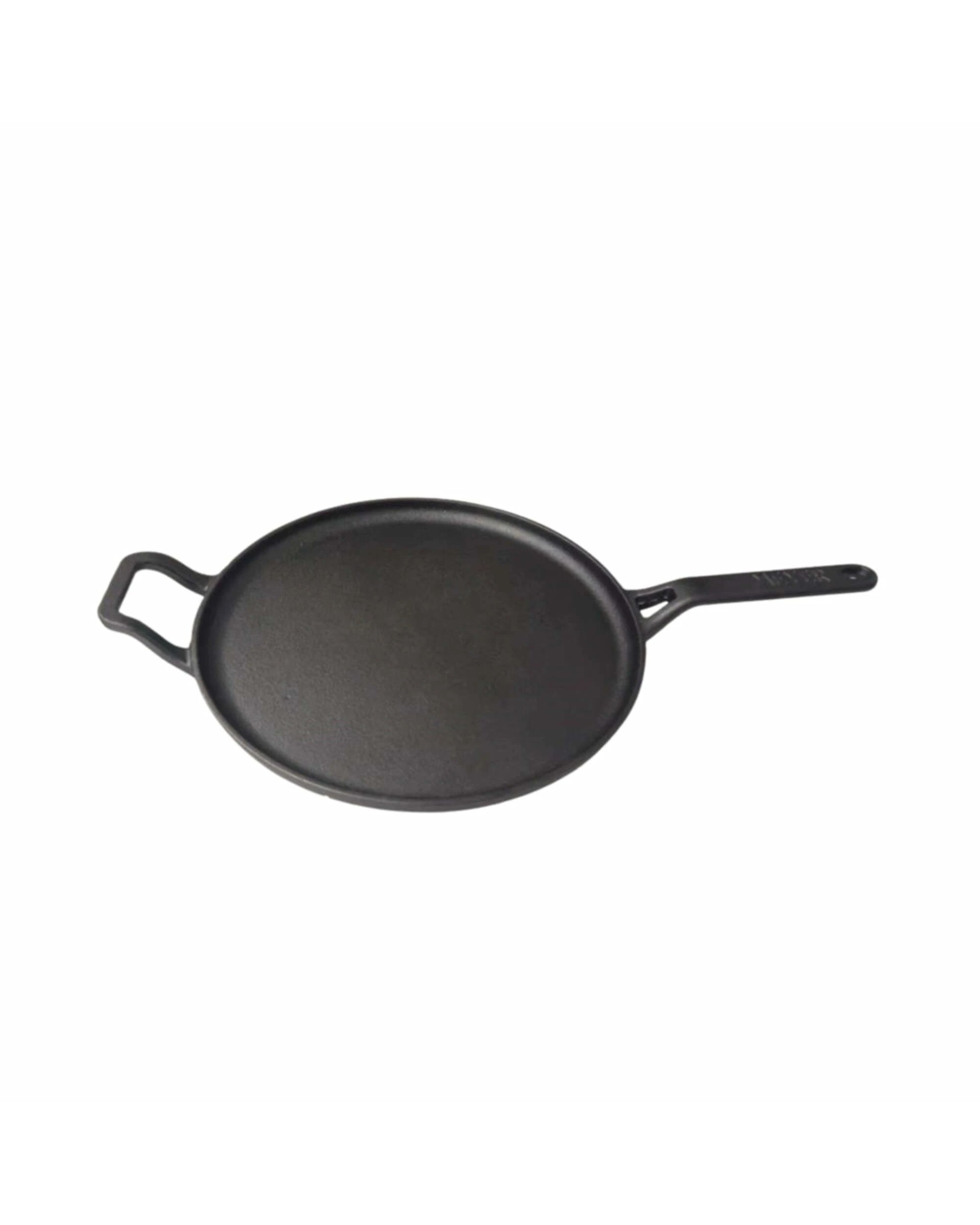 1 Meyer Pre-Seasoned Cast Iron Induction Tawa 28cm - Black, 1 of 2