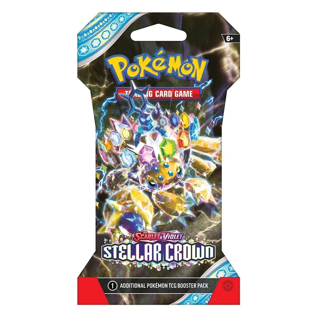 6 Pokemon Trading Card Game: Scarlet & Violet Stellar Crown Blister Pack - Assorted, 6 of 6