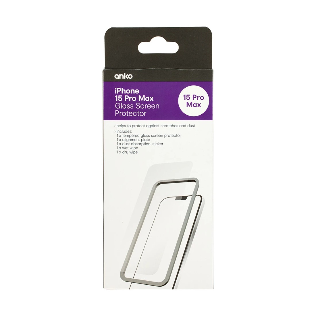 1 iPhone 15 Pro Max Protector Glass, 1 of 3