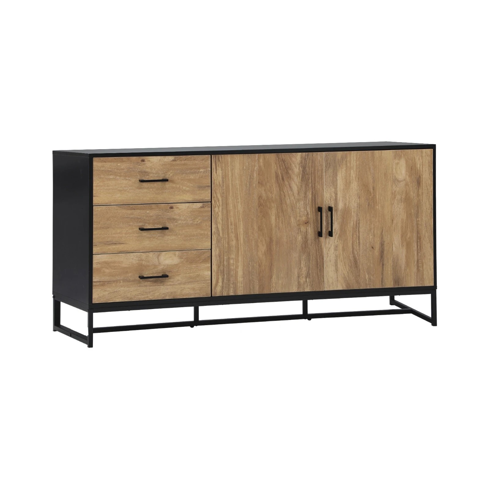 1 Oikiture Buffet Sideboard Cabinet 3 Drawers 2 Doors
 - Multi, 1 of 10