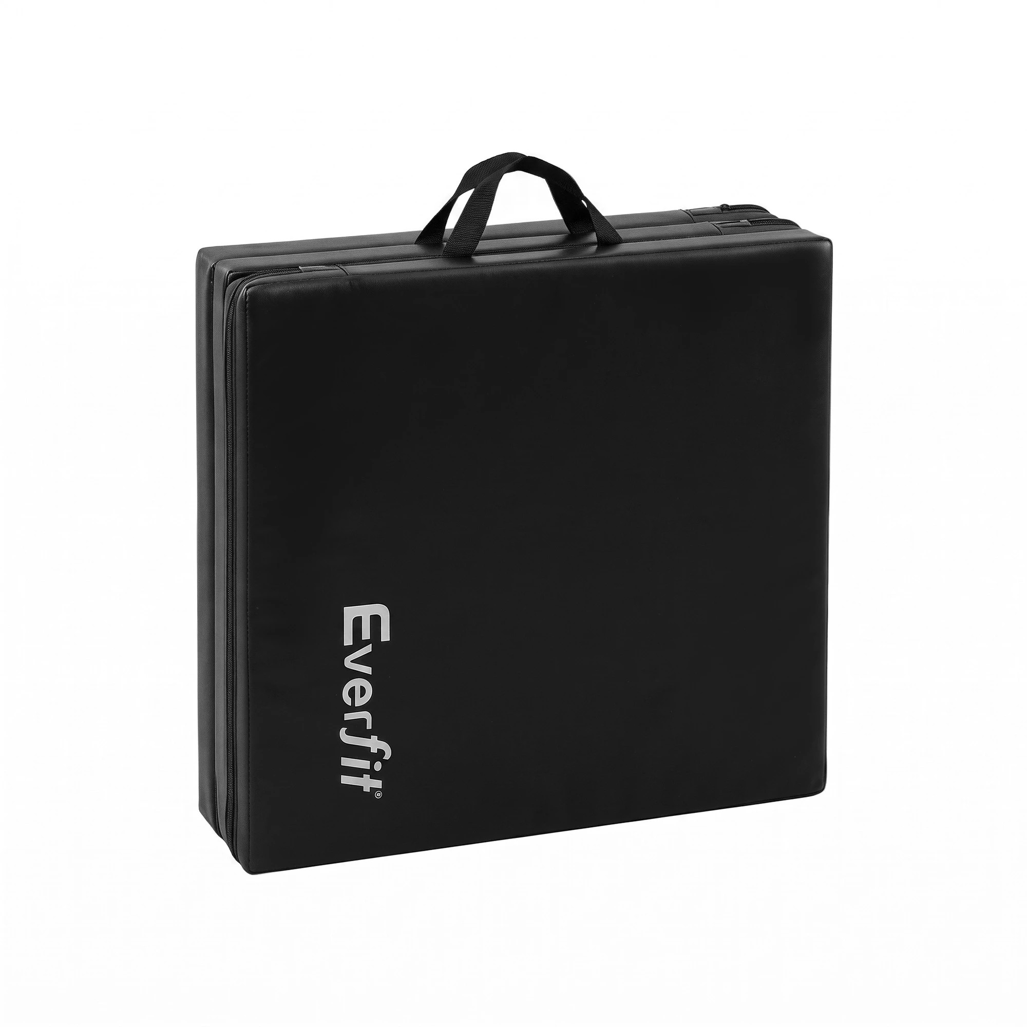 4 Everfit Gymnastics Mats Folding Exercise Floor Mat Portable 3 Fold Tumbling Mat - Black, 4 of 7