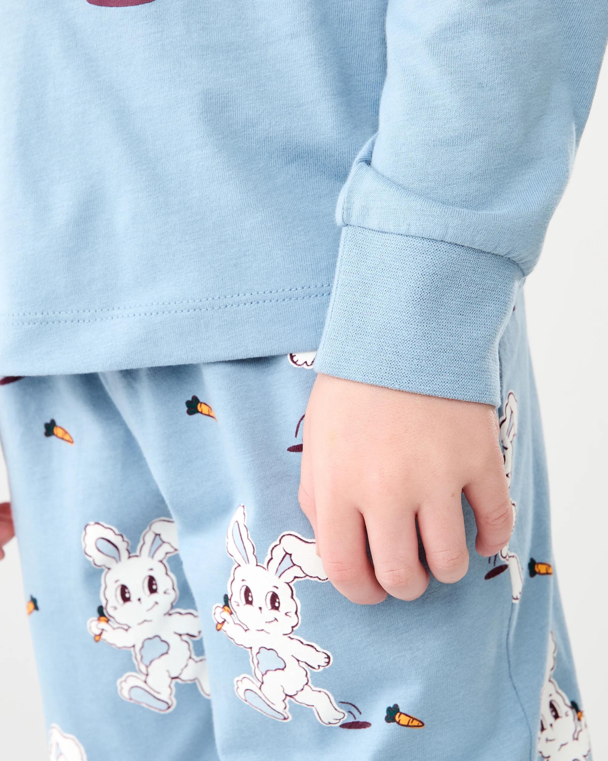 7 Jersey Pyjama Set Blu Hopc, 7 of 10