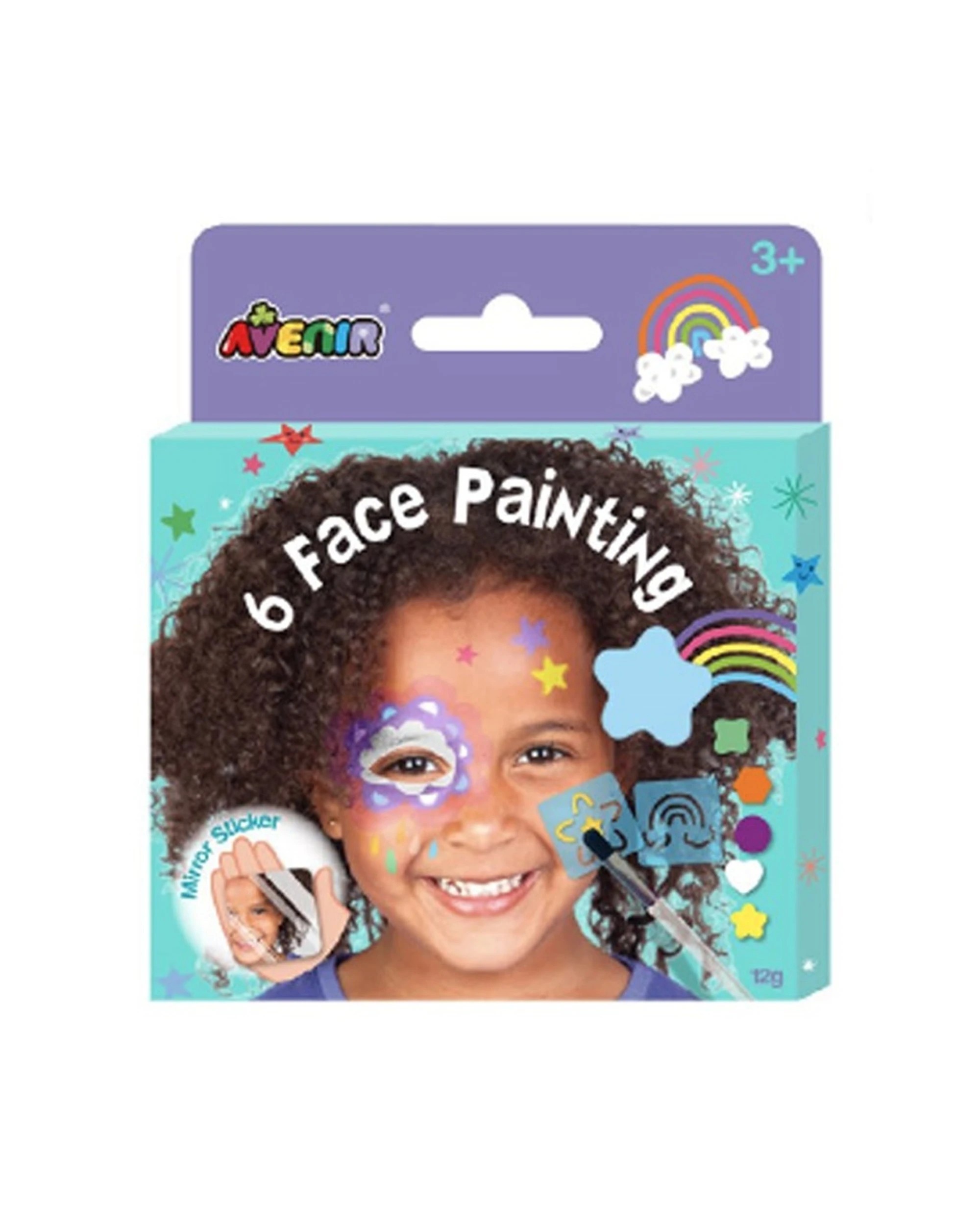 1 Avenir Face Painting Rainbow Paint Art & Craft Toys Kids Activity - Multi, 1 of 3