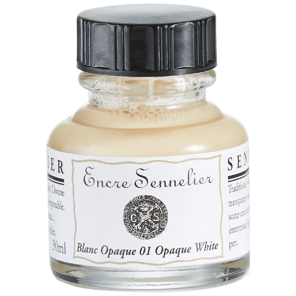 1 Sennelier Encre Drawing Ink 30mL Opaque White, 1 of 2