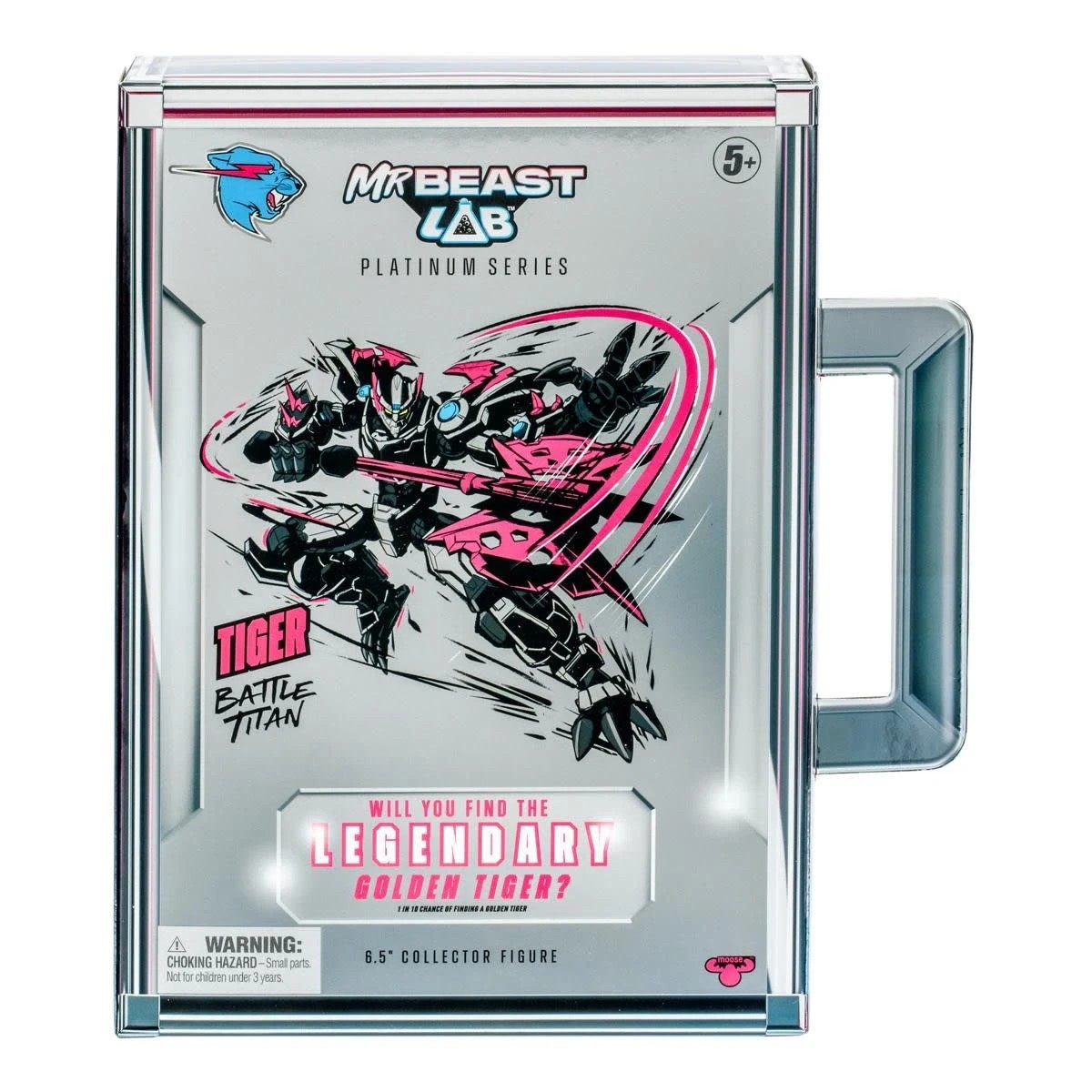 10 MrBeast Lab Platinum Series S2 W1 Collector Figure Tiger - Assorted, 10 of 10