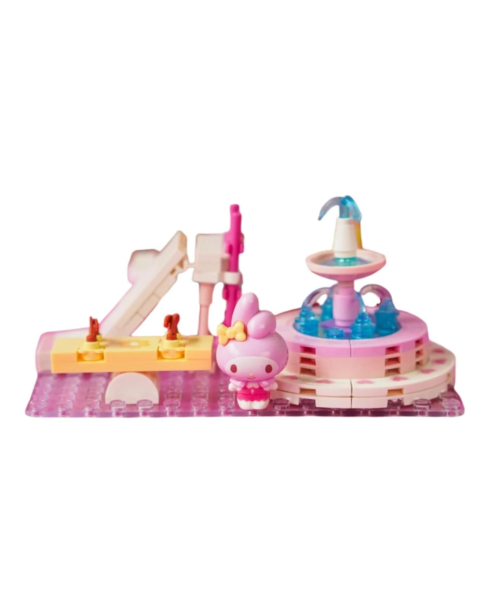 2 Play Nation Sanrio Pikku Pikku My Melody Floral Fountain Expansion Pack Building Block Set, 2 of 3