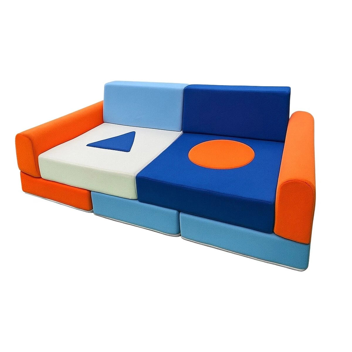 3 Ausway Kids Sofa Set Modular Couch Play Lounge, 3 of 3