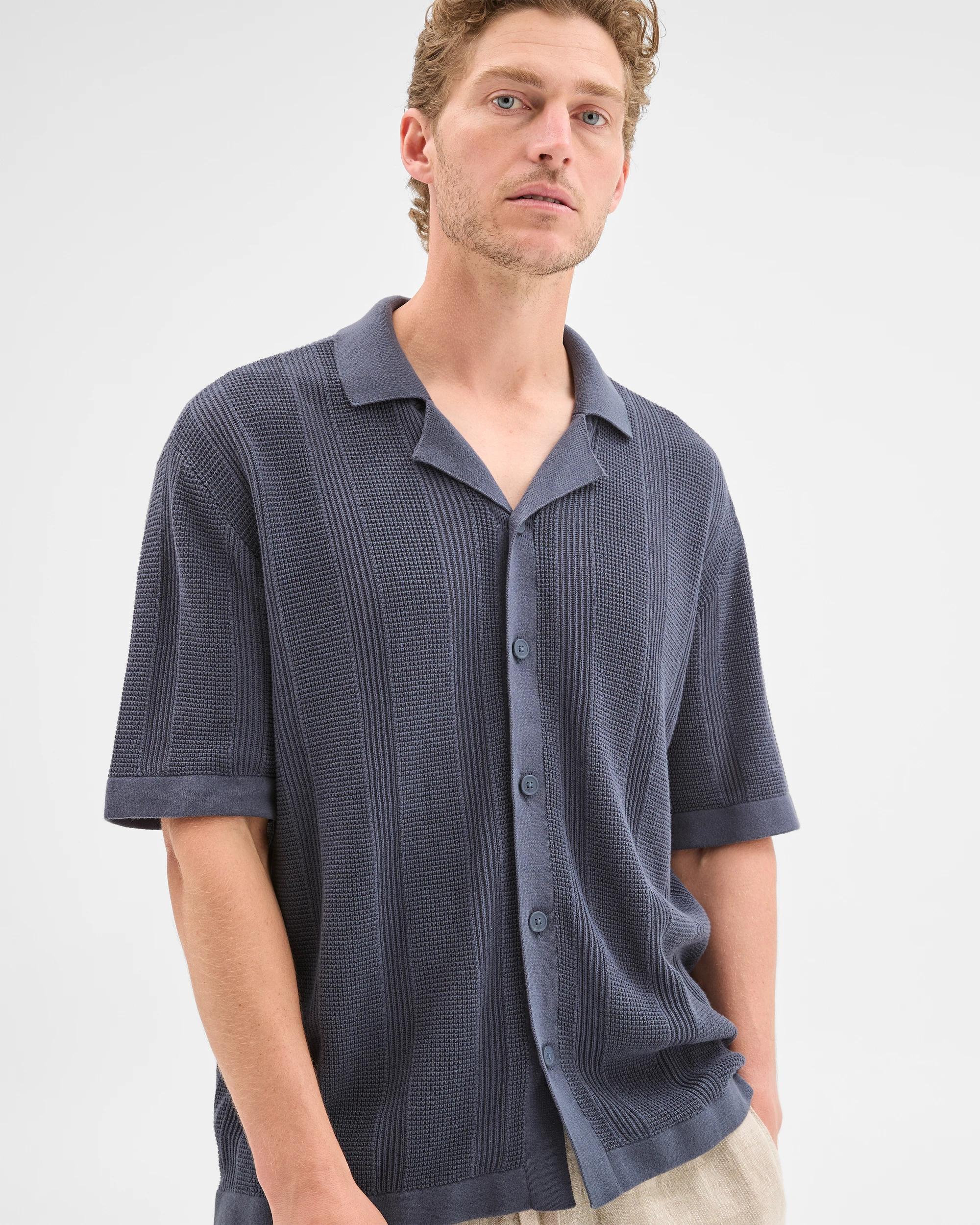 4 Target Australian Cotton Fashion Knit Shirt NAVY, 4 of 7